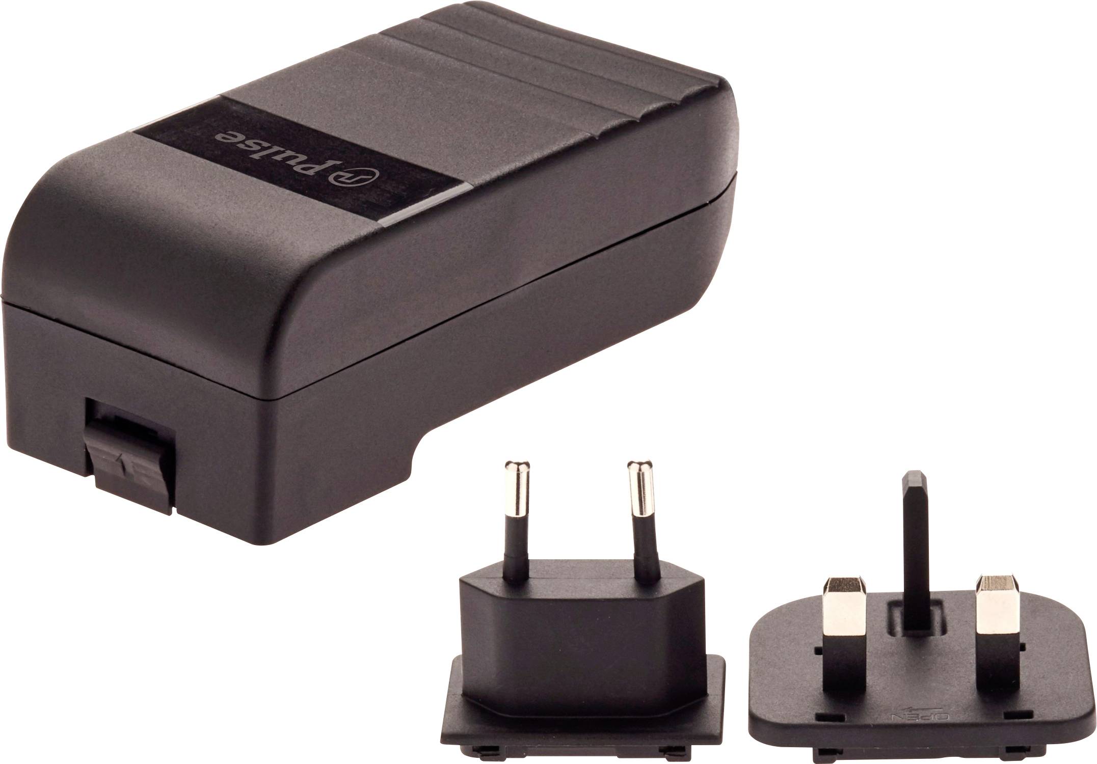 Egston 003920490 Steckernetzteil, Festspannung 12 V/DC 2A 24W mit Europa-Adapter, mit UK-Adapter