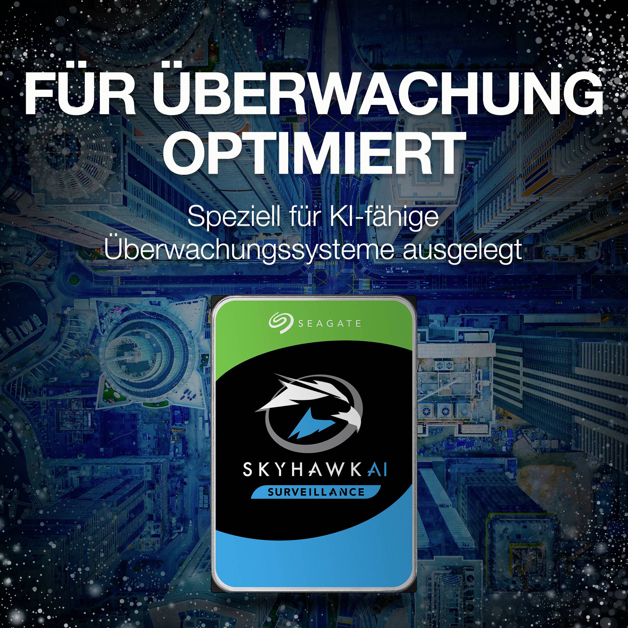 Seagate SkyHawk™ AI 12 TB Interne Festplatte 8.9 cm (3.5 Zoll) SATA 6 Gb/s ST12000VE001