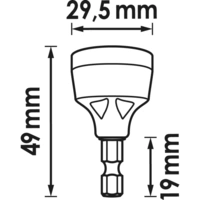 Vigor V7402 Entgrater-Bit 1St. Vigor V7402 Entgrater-Bit 1St.