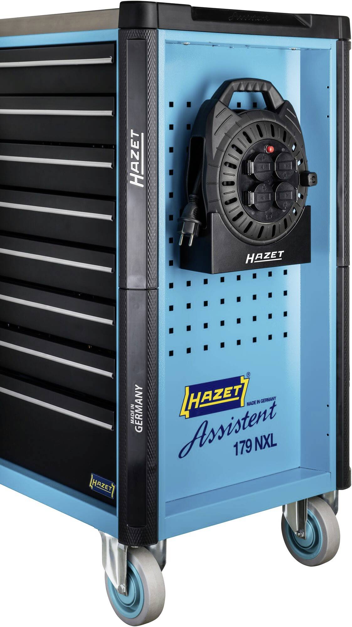 Hazet 161N-3D/2 Kabeltrommel 10.00m Schwarz