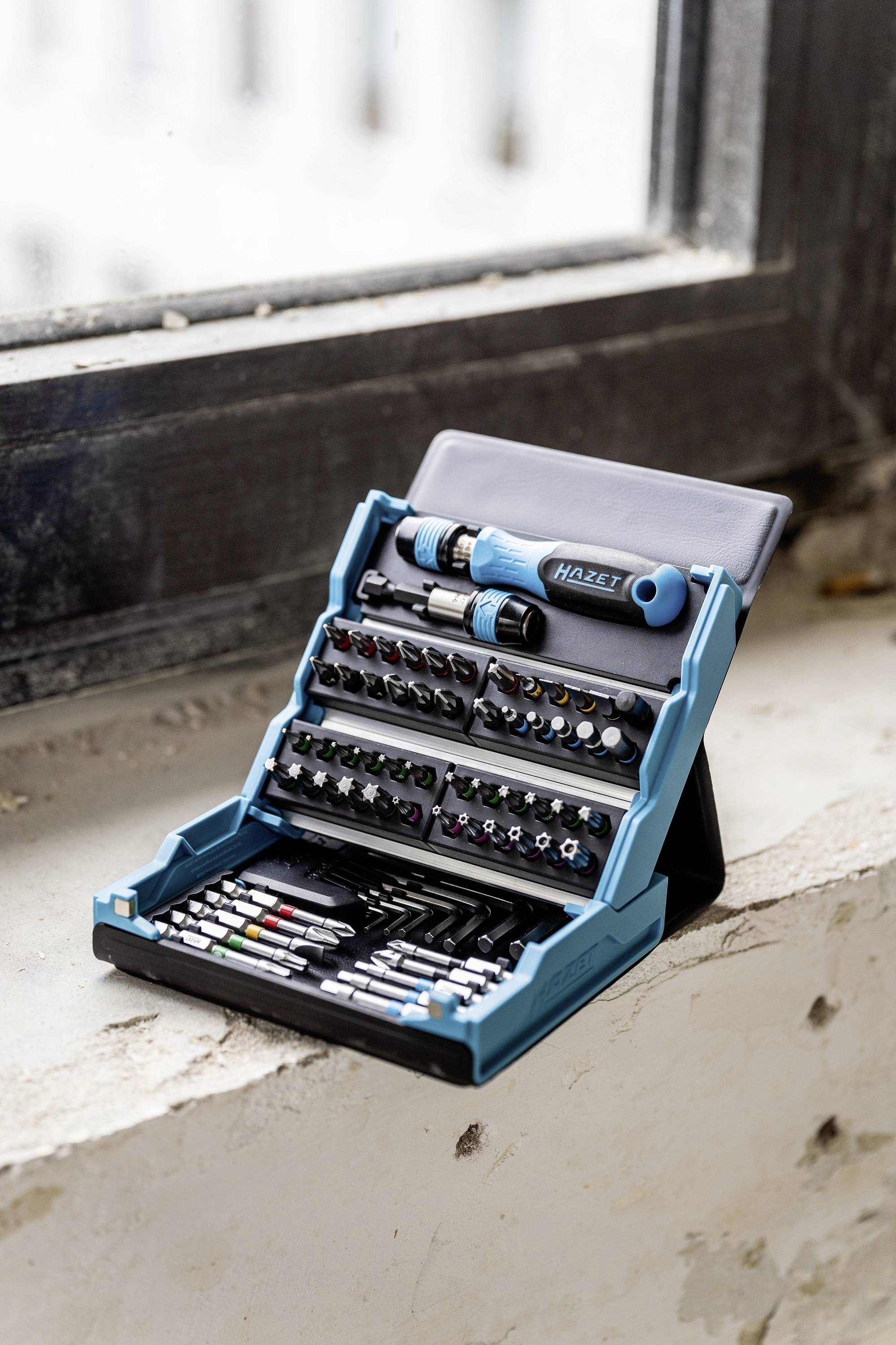 Hazet SmartCase 2200SC-1 Bit-Set 69teilig Innen-Sechskant, Schlitz, Kreuzschlitz Phillips, Kreuzschlitz Pozidriv, T-Profil