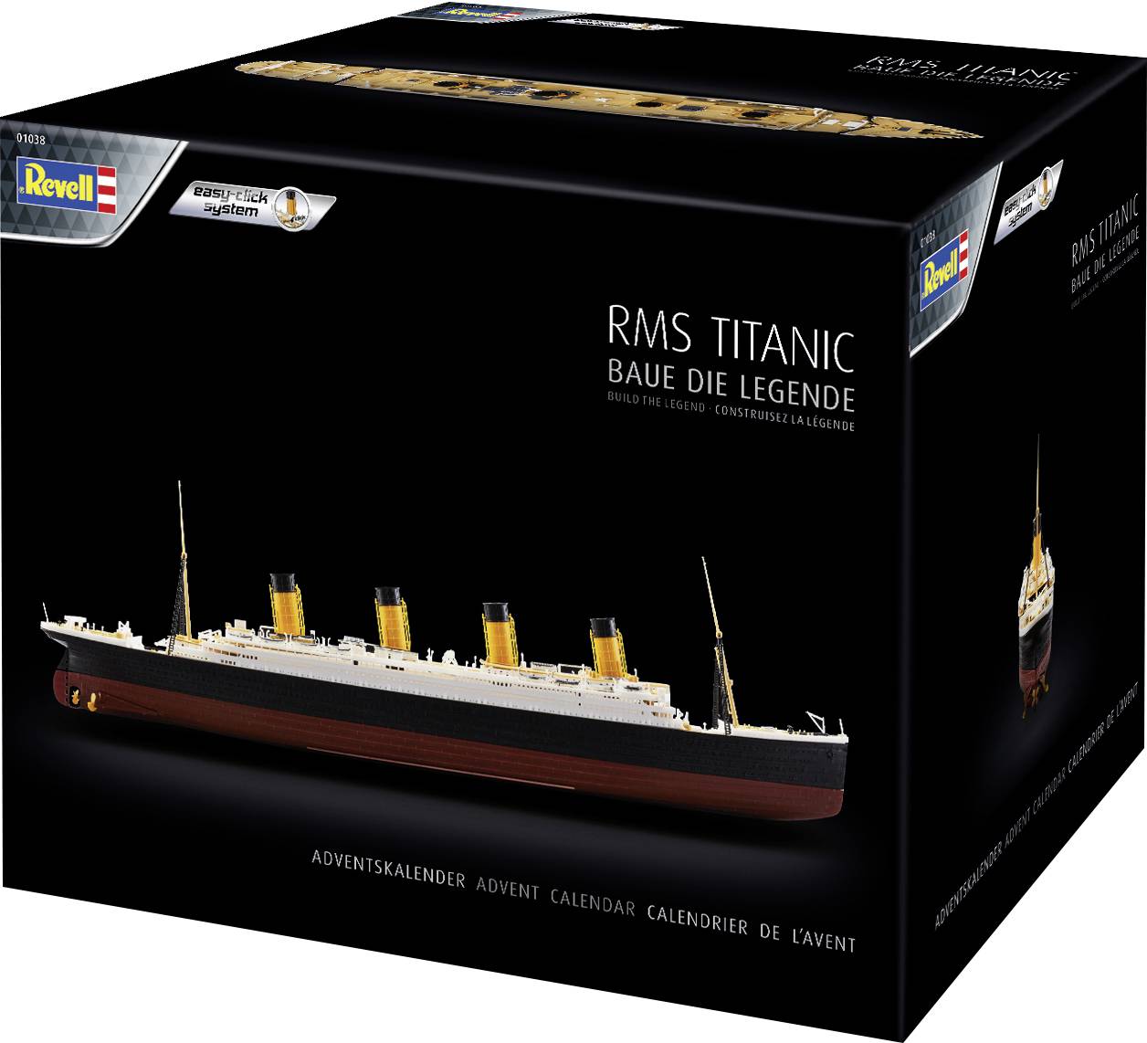 Revell RMS Titanic Plastikbausatz Adventskalender
