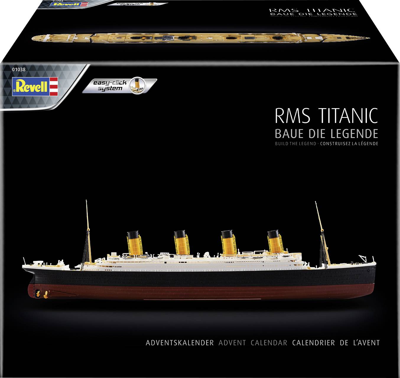Revell RMS Titanic Plastikbausatz Adventskalender