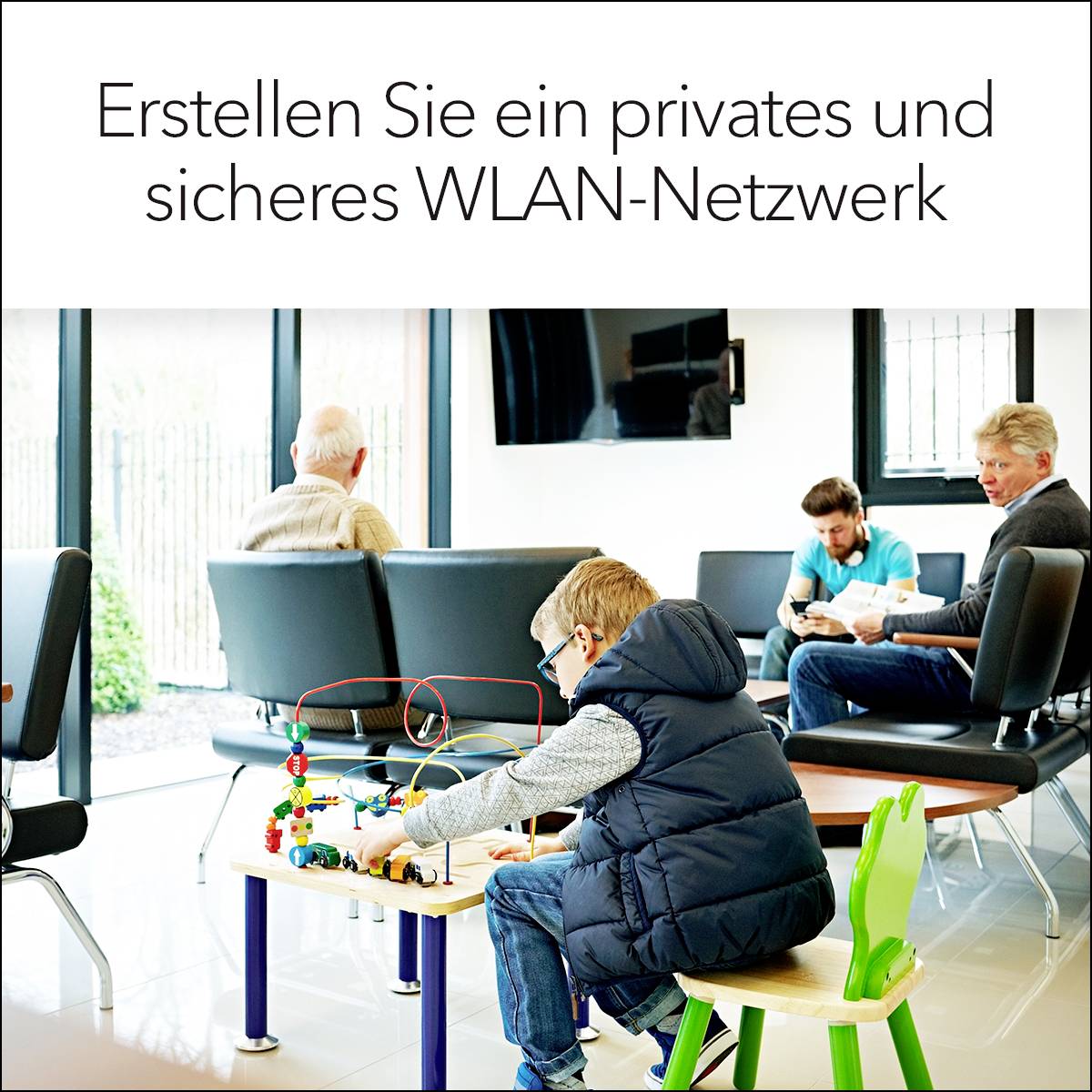 NETGEAR WAX214-100EUS 5PT Wi-Fi 6 Ax1800 Access Point WLAN Access-Point