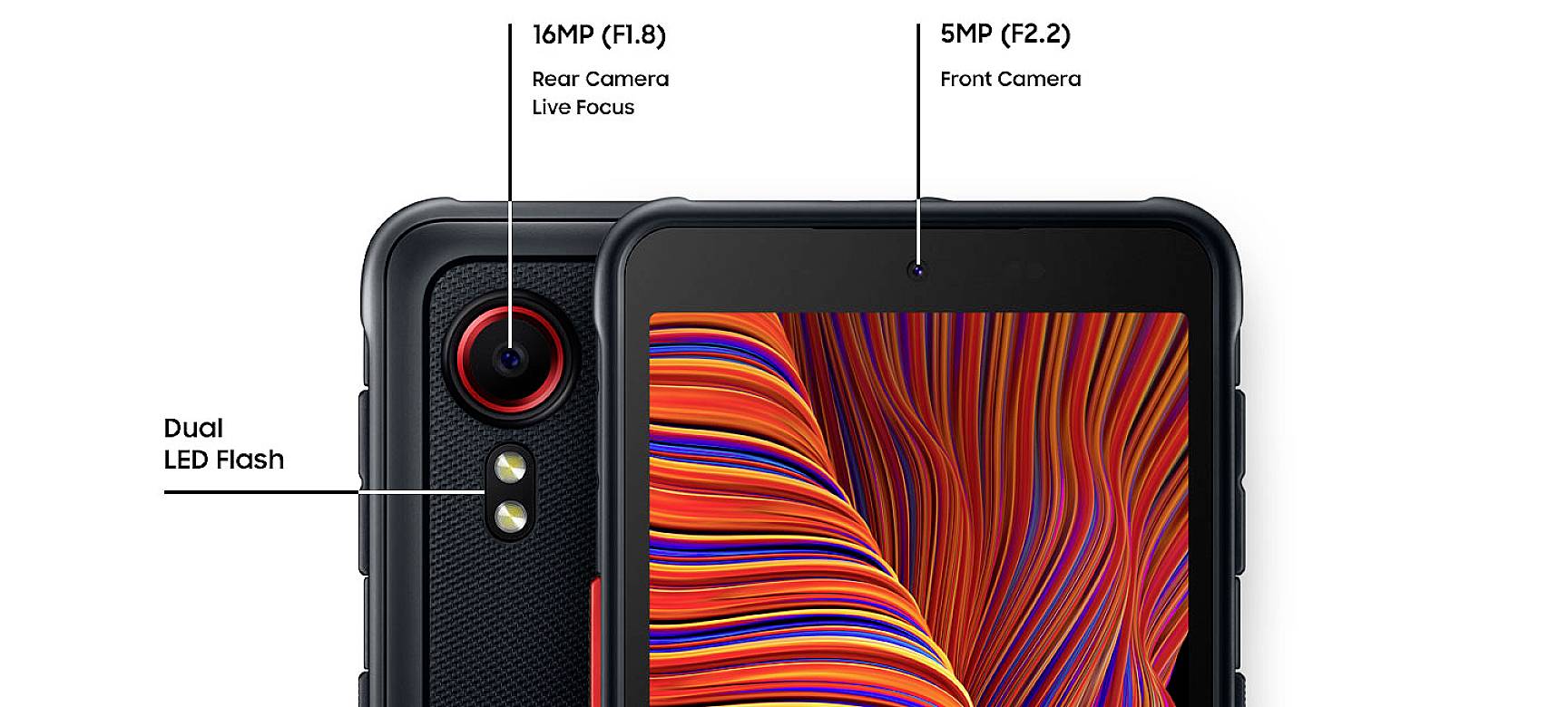 Samsung XCover 5 Enterprise Edition 64 GB Schwarz 13.5 cm (5.3 Zoll) Outdoor Smartphone