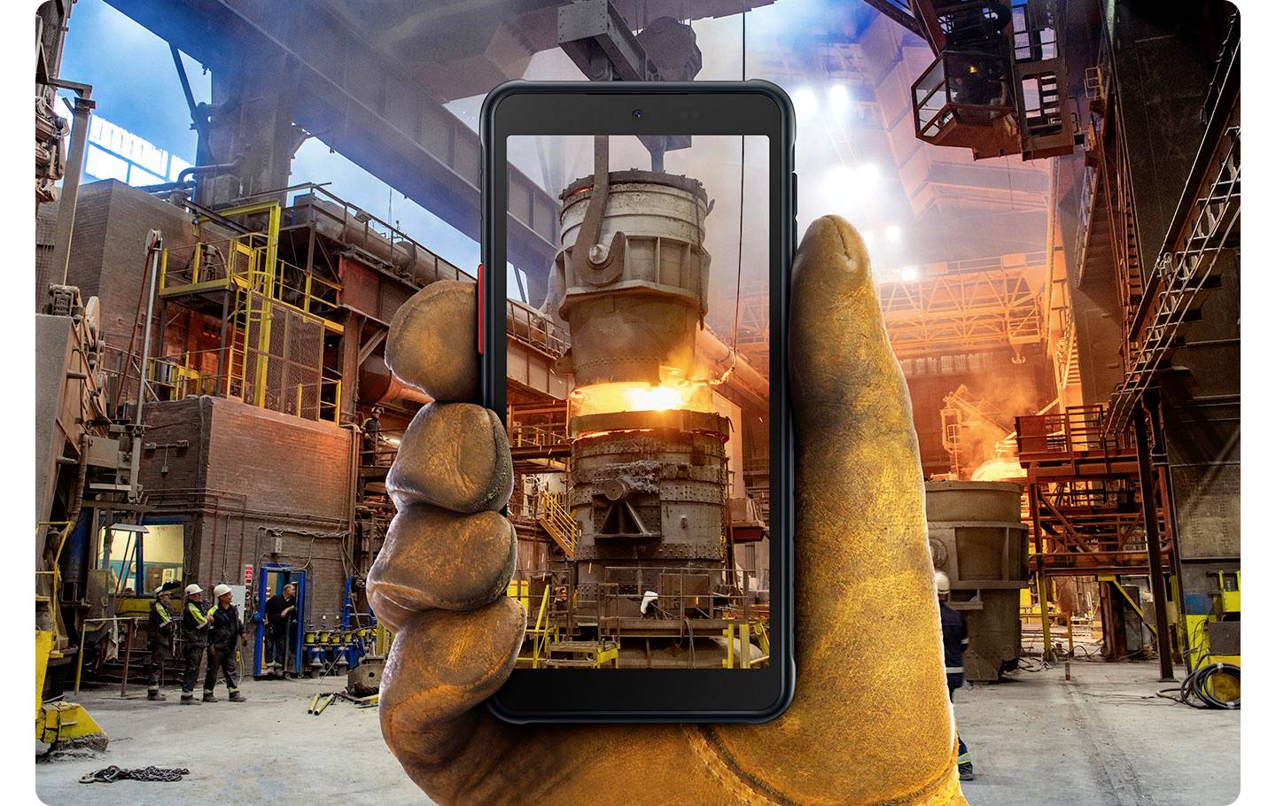 Samsung XCover 5 Enterprise Edition Outdoor Smartphone 64GB 13.5cm (5.3 Zoll) Schwarz Android™ 11 Dual-SIM