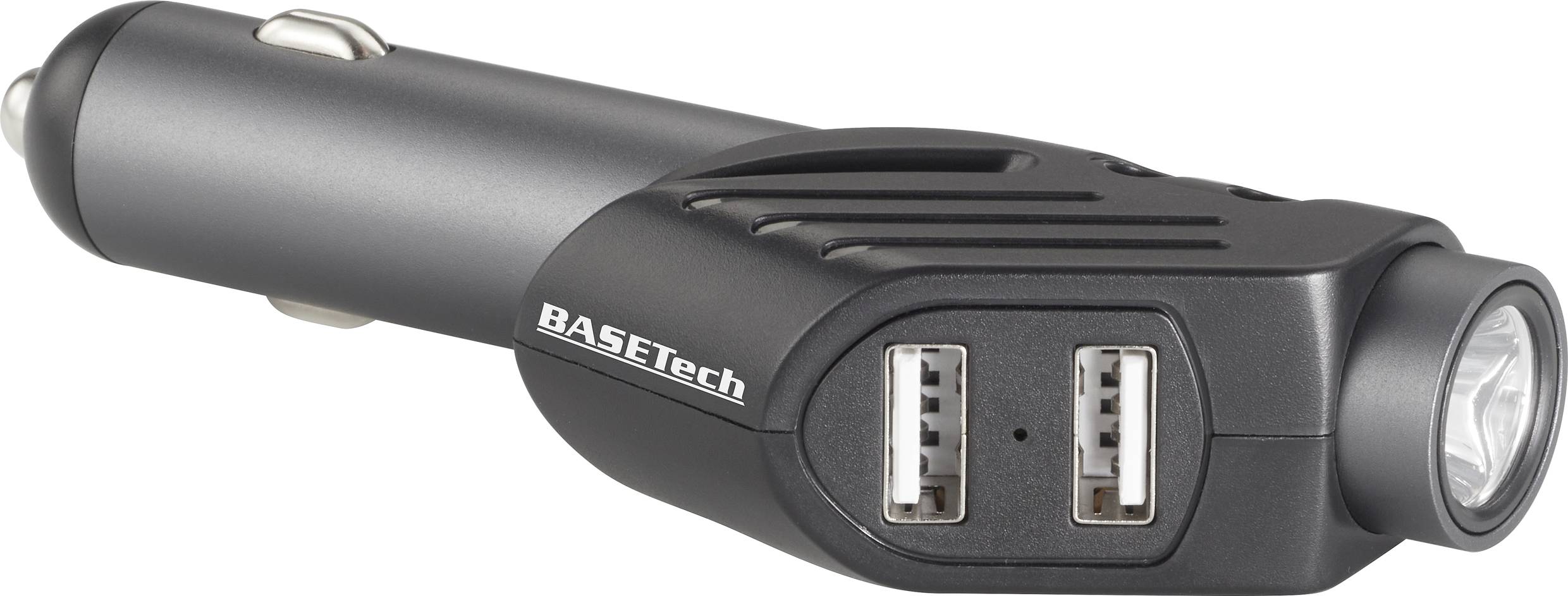 Basetech BT-2357759 BT99 Nothammer Gurtschneider, LED-Leuchte Pkw, Lkw, SUV, Van, Wohnmobile, Bus (L x B x H) 128 x 24 x 45mm 1St.