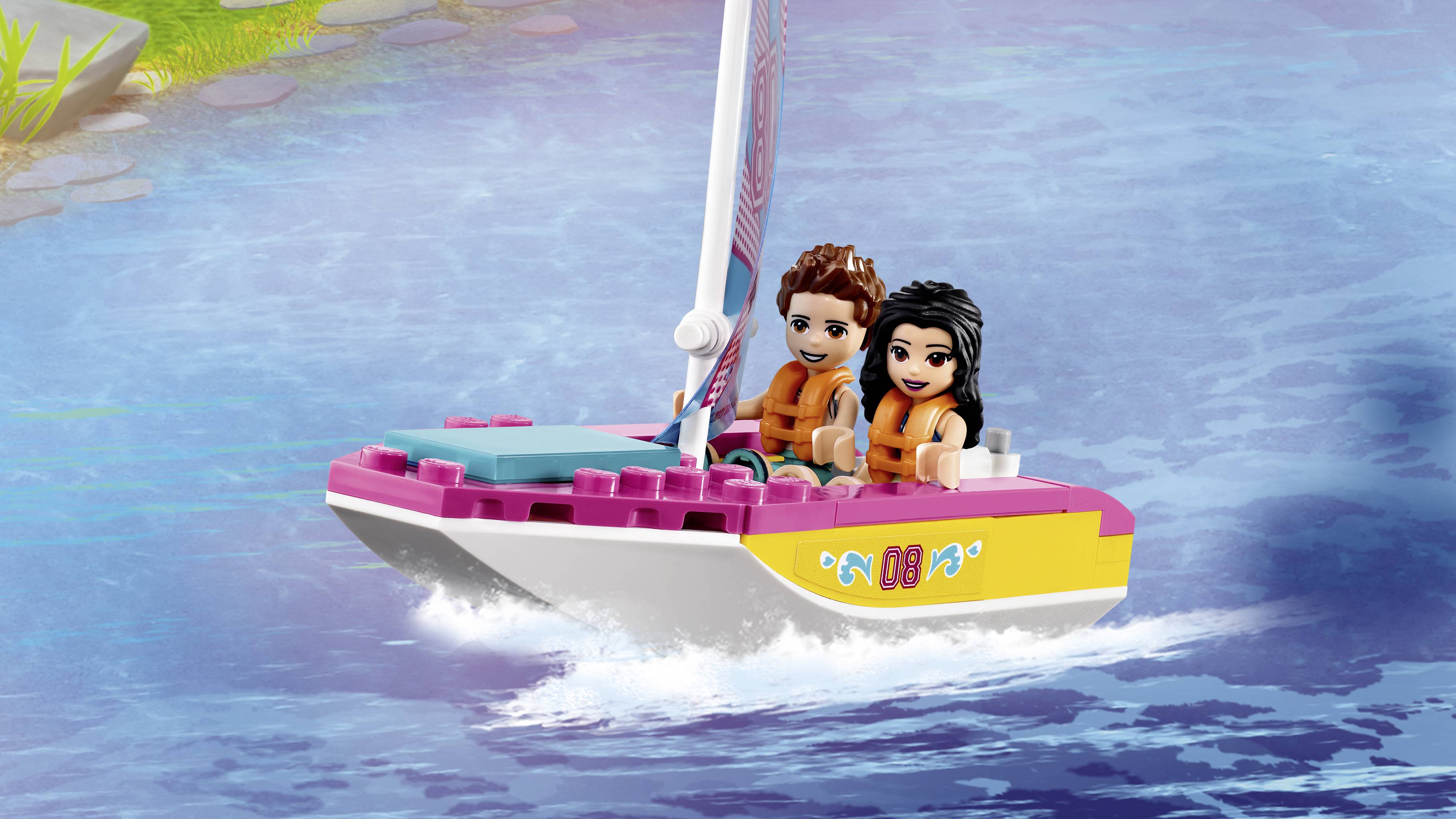 41681 LEGO® FRIENDS Wohnmobil- und Segelbootausflug