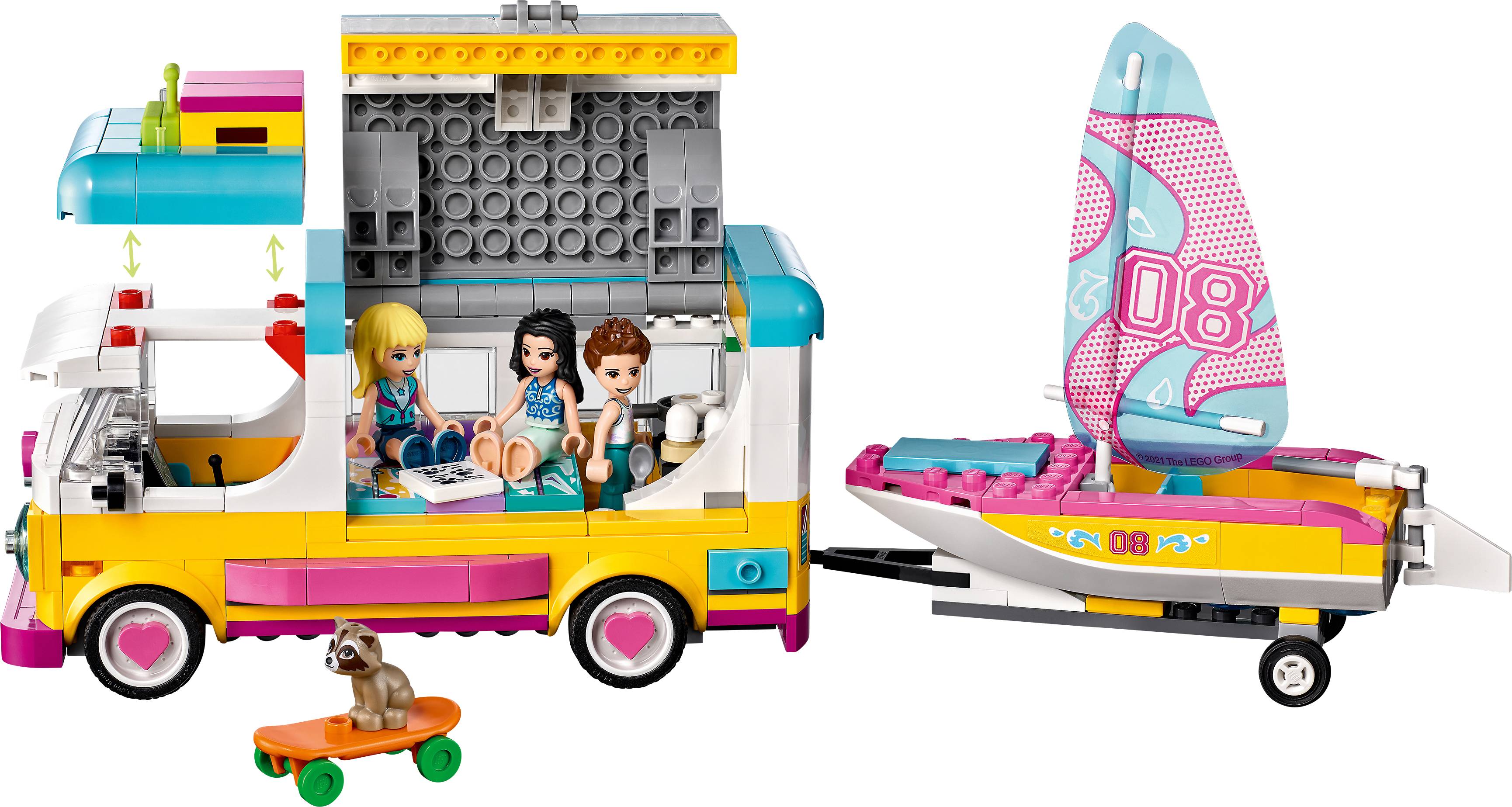 41681 LEGO® FRIENDS Wohnmobil- und Segelbootausflug