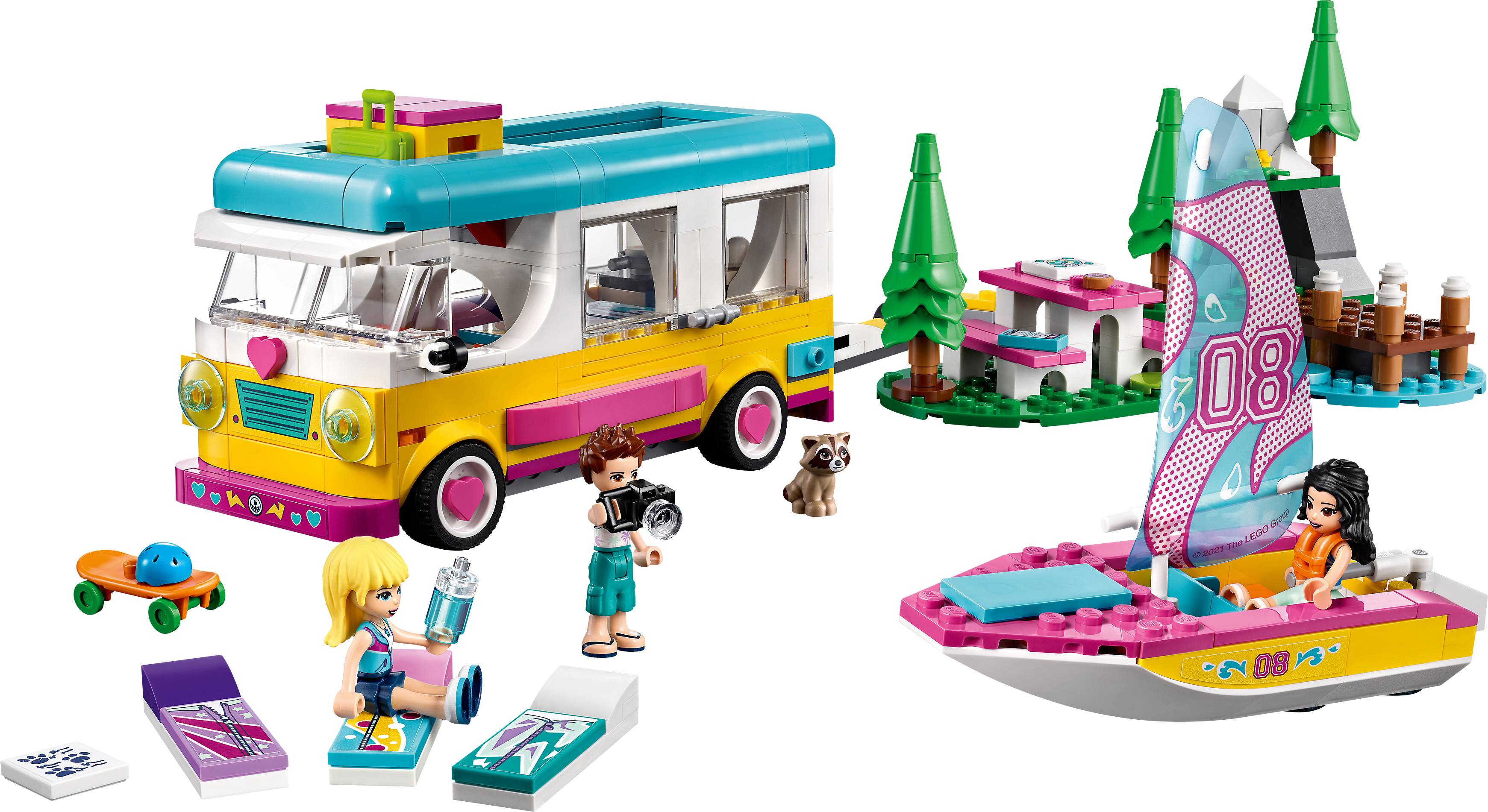 41681 LEGO® FRIENDS Wohnmobil- und Segelbootausflug