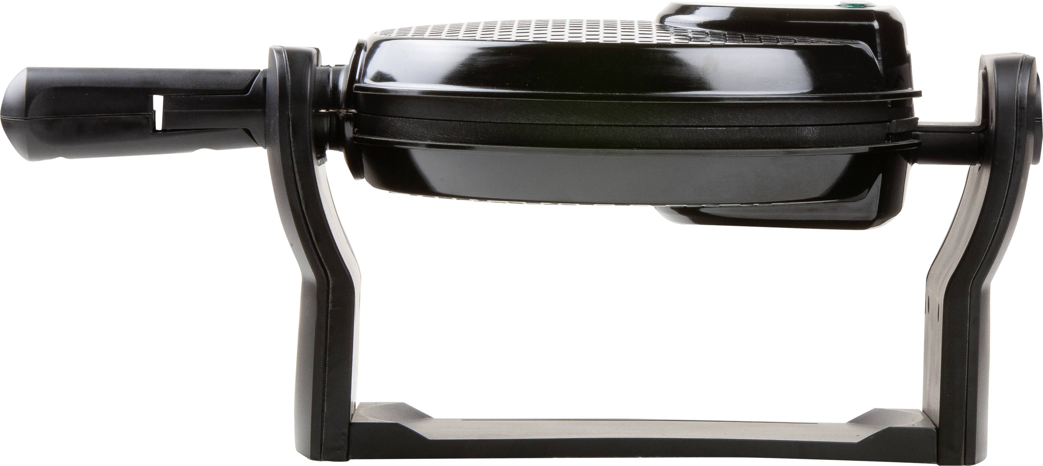 DOMO DO9223W Waffeleisen Antihaftbeschichtung, Kontrollleuchte Schwarz