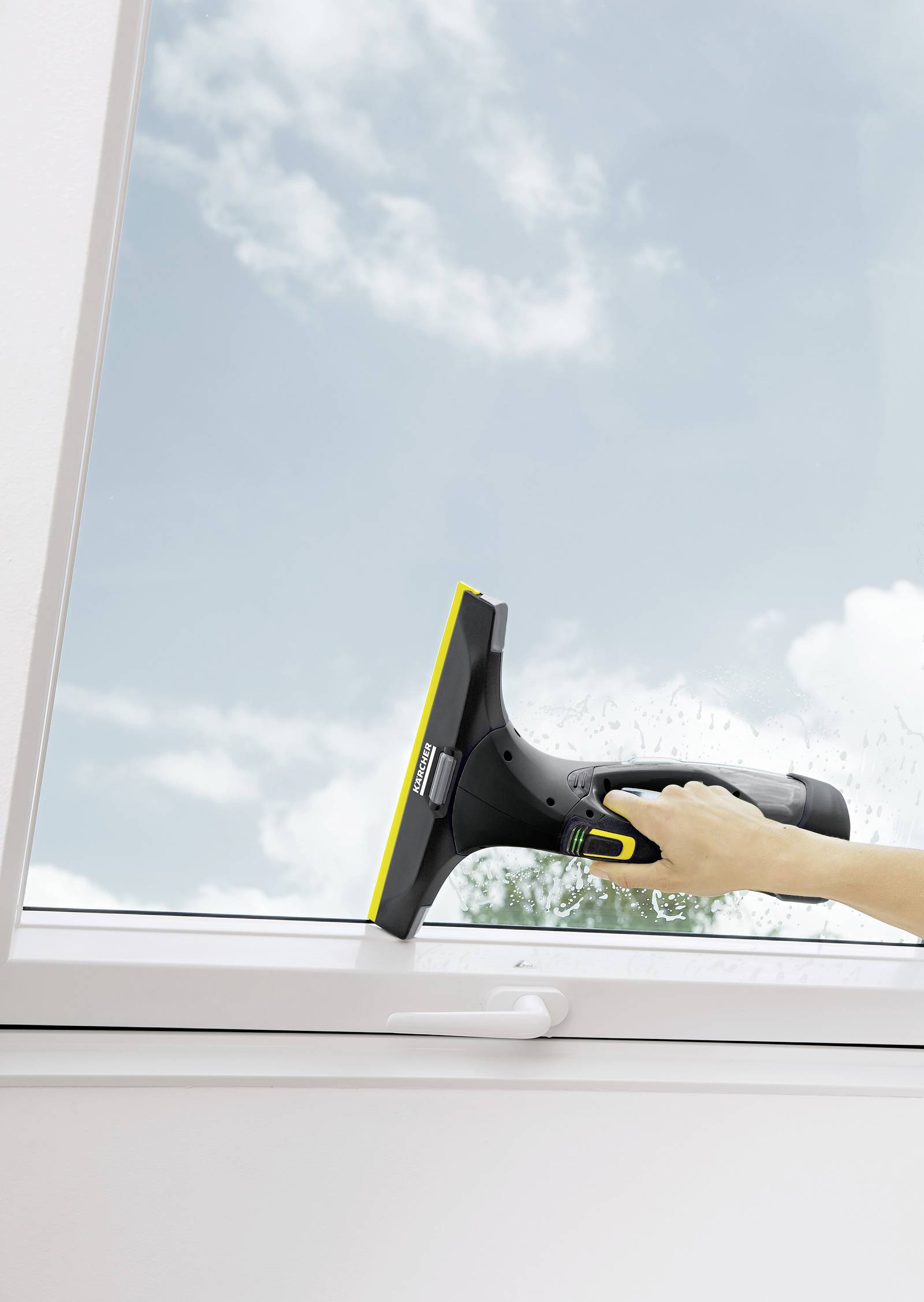 Kärcher Home & Garden WV 5 Plus N Black Edition Fenstersauger Schwarz, Gelb