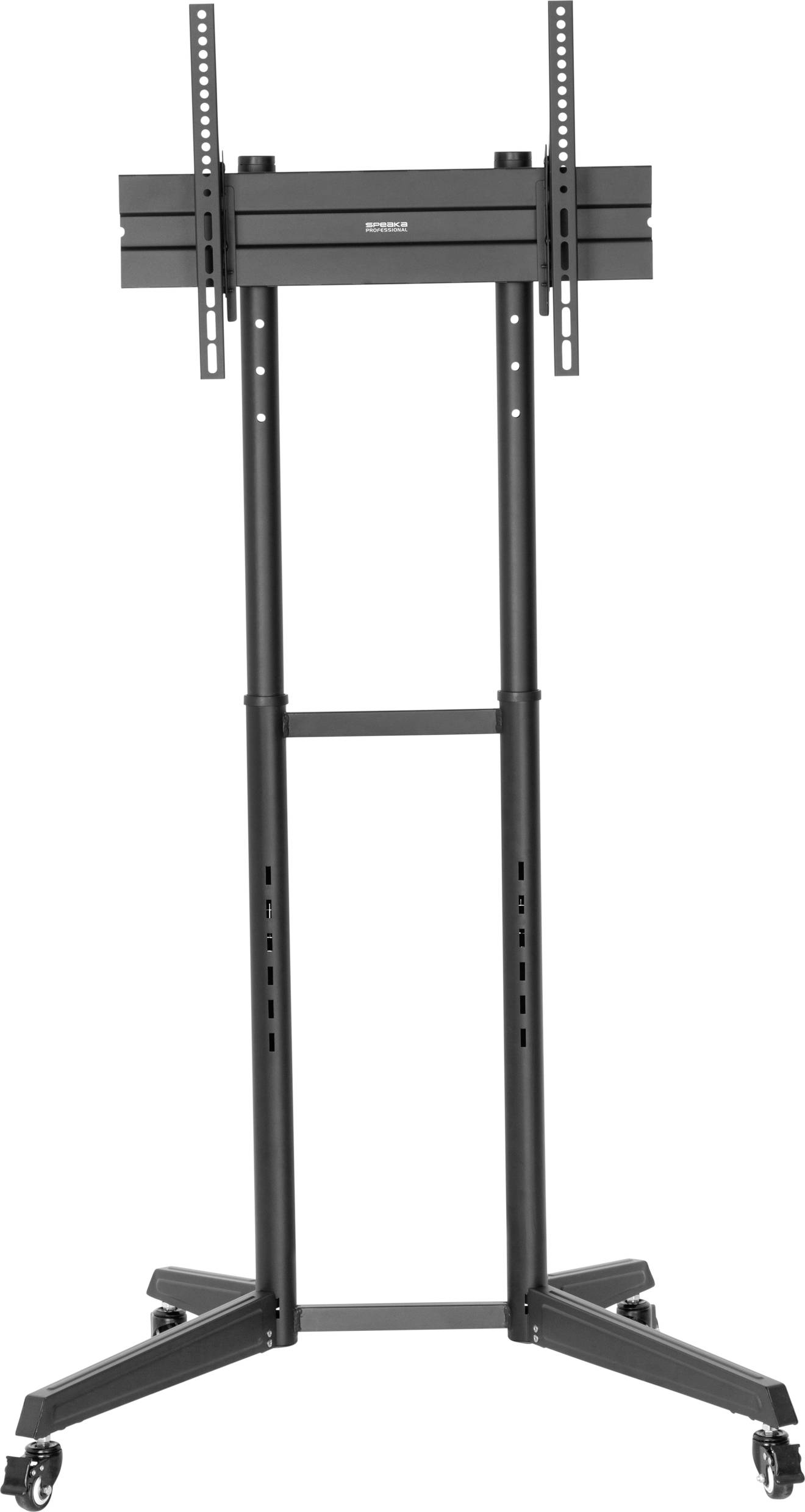 SpeaKa Professional SP-TVC-300 TV-Rollwagen Höhenverstellbar 94,0cm (37") - 177,8cm (70") Bodenständer, Neigbar