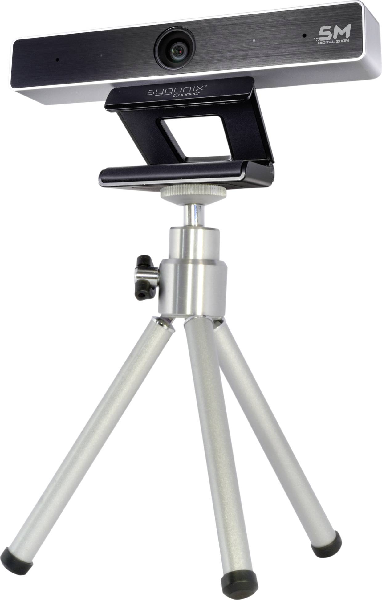 Sygonix Connect SC-WC-300 Webcam 2592 x 1944 Pixel Klemm-Halterung