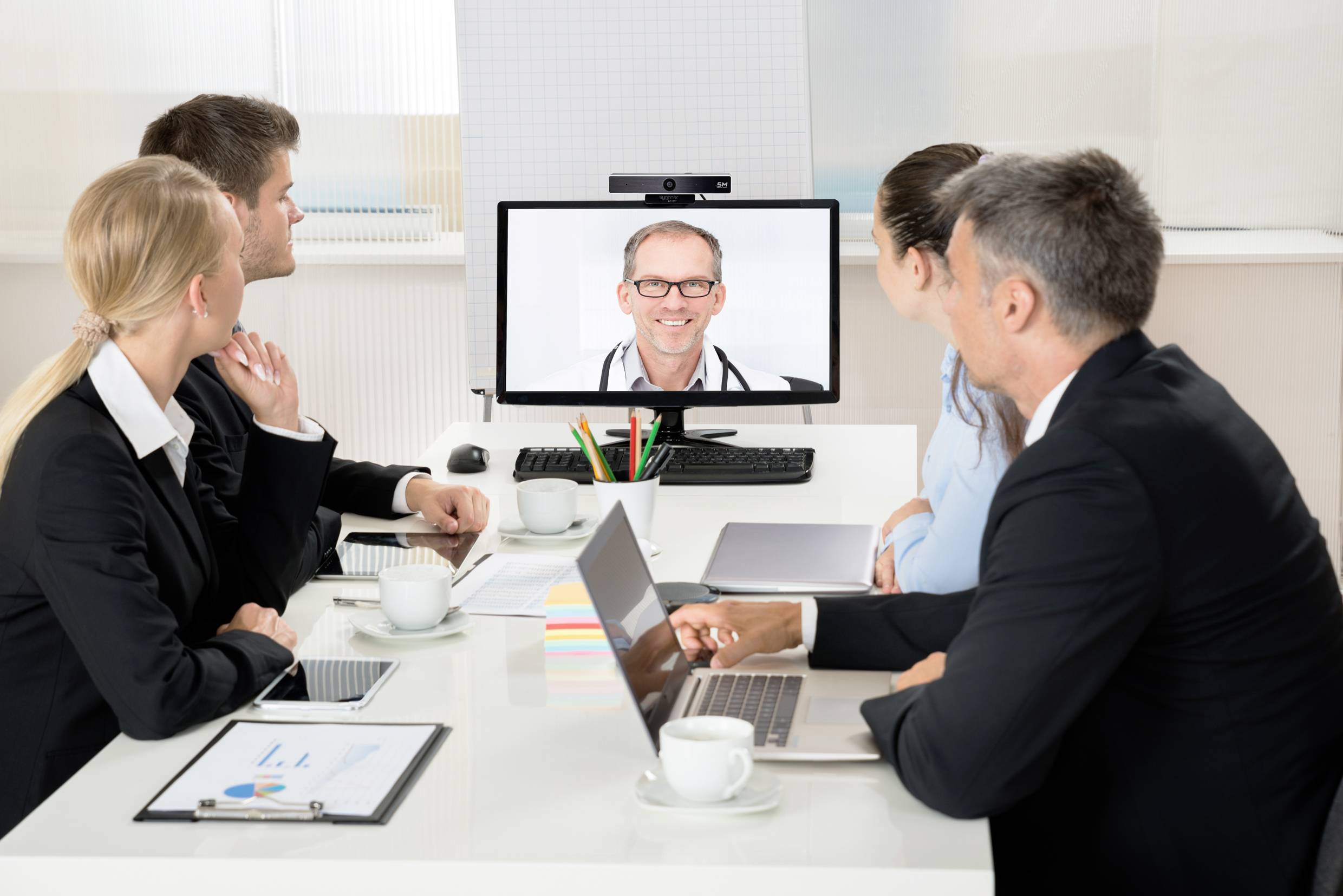 Sygonix Connect SC-WC-300 Webcam 2592 x 1944 Pixel Klemm-Halterung