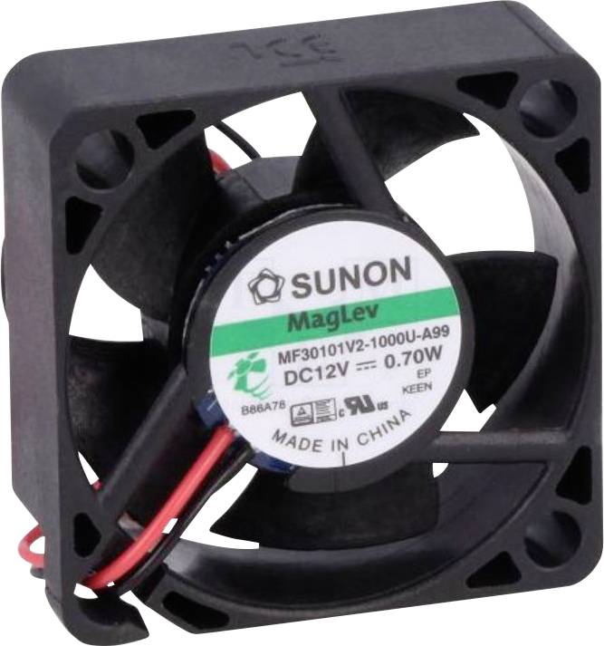 Sunon MF30101V21000UA99 Axiallüfter 12 V/DC 7.81 m³/h (L x B x H) 30 x 30 x 10 mm