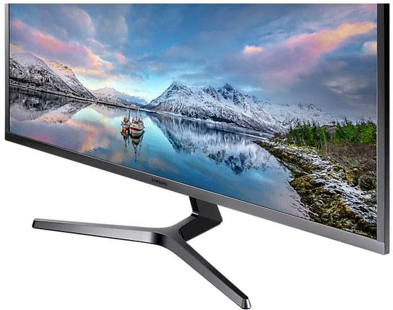 Samsung S34J550WQR LCD-Monitor 86.4cm (34 Zoll) EEK F (A - G) 3440 x 1440 Pixel UWQHD 4 ms HDMI®, DisplayPort, Kopfhörer