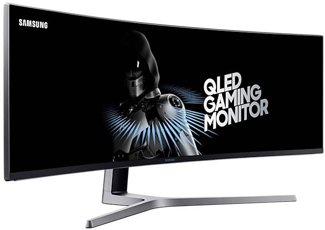 Samsung C49HG90DMR LCD-Monitor 124.2 cm (48.9 Zoll) EEK G (A - G) 3840 x 1080 Pixel UHD 1 ms DisplayPort, HDMI®, Kopfhörer (3.5 mm Klinke), Mini Dis