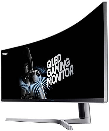 Samsung C49HG90DMR LCD-Monitor 124.2 cm (48.9 Zoll) EEK G (A - G) 3840 x 1080 Pixel UHD 1 ms DisplayPort, HDMI®, Kopfhörer (3.5 mm Klinke), Mini Dis