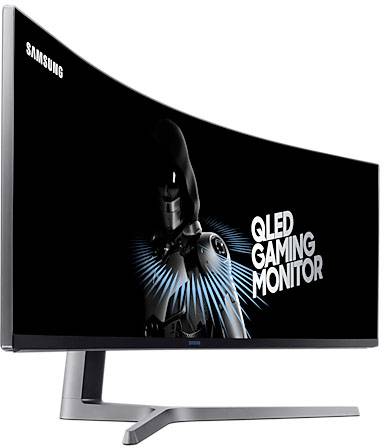 Samsung C49HG90DMR LCD-Monitor 124.2 cm (48.9 Zoll) EEK G (A - G) 3840 x 1080 Pixel UHD 1 ms DisplayPort, HDMI®, Kopfhörer (3.5 mm Klinke), Mini Dis