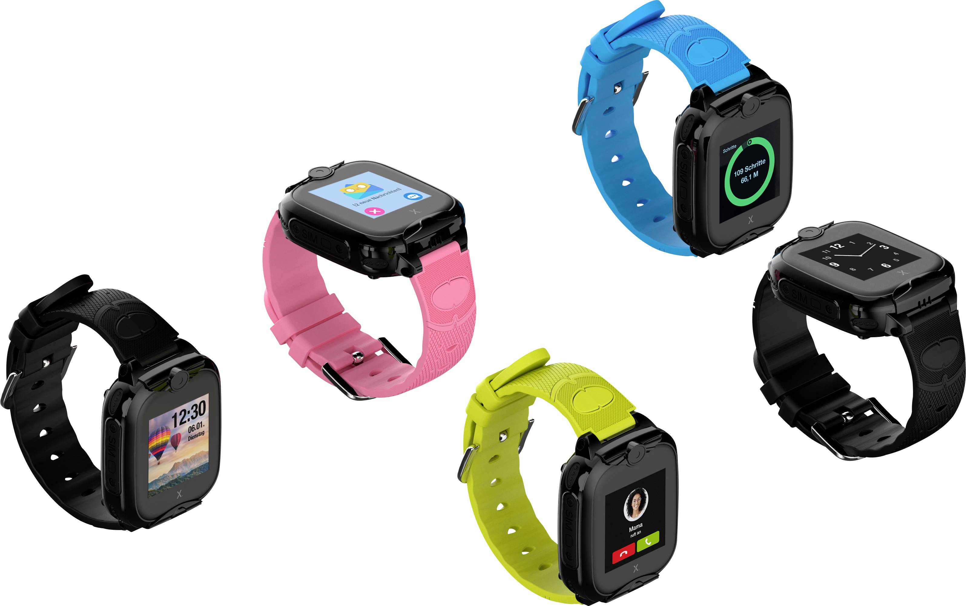 Xplora Go2 Kinder-Smartwatch Uni Schwarz