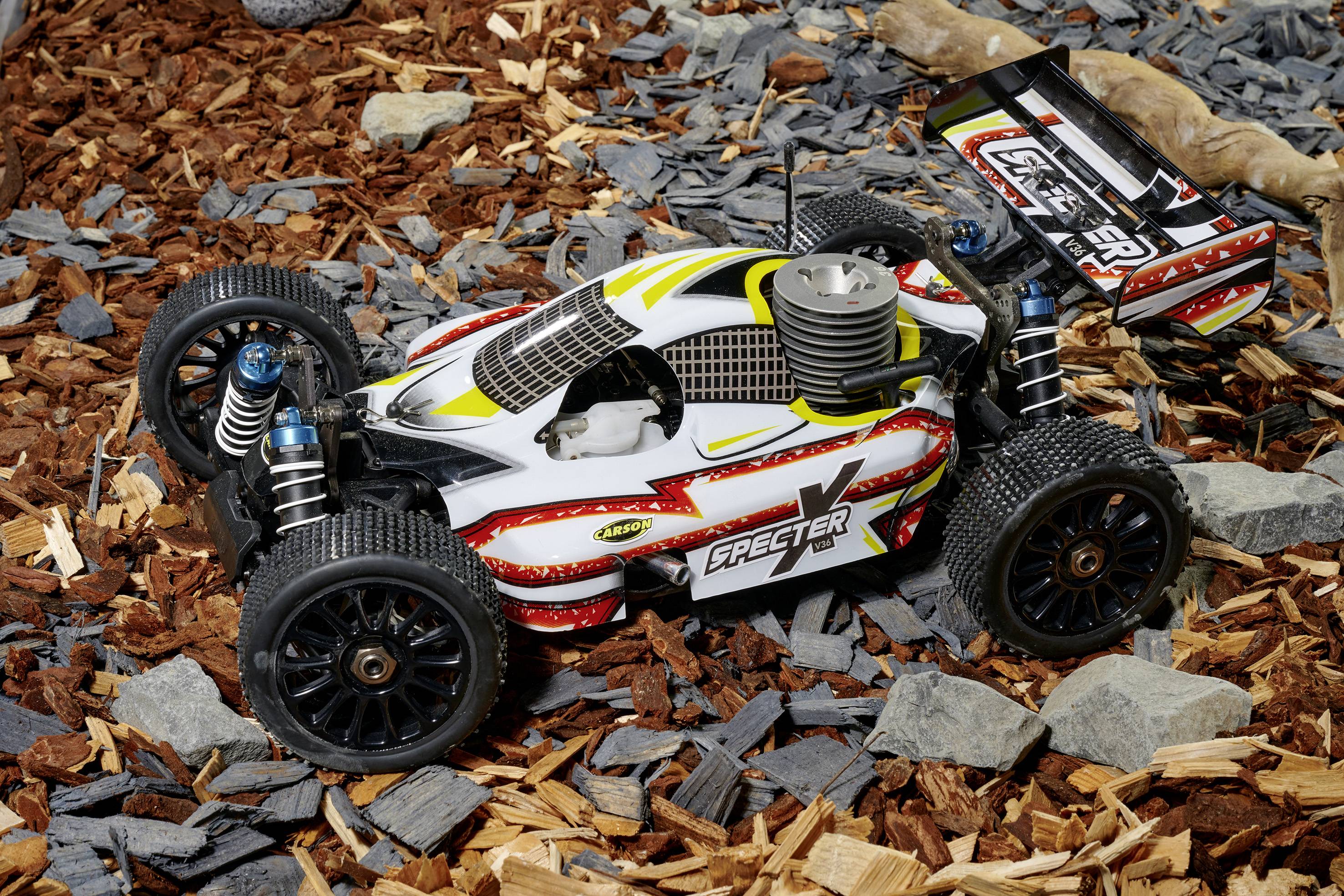 Carson Modellsport CY Specter X 3 Pro V36 1:8 RC Modellauto Nitro Buggy RtR 2,4 GHz
