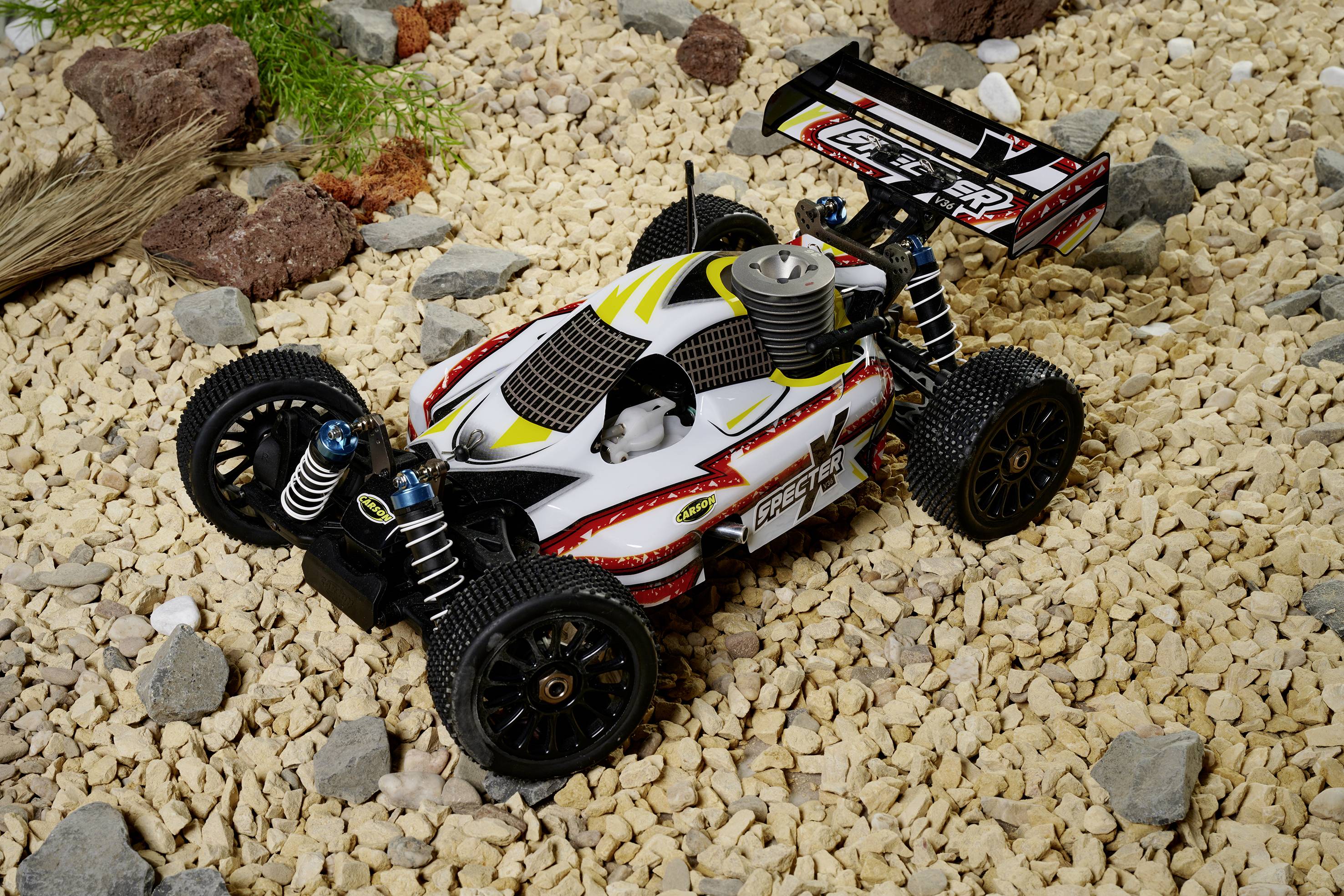 Carson Modellsport CY Specter X 3 Pro V36 1:8 RC Modellauto Nitro Buggy RtR 2,4 GHz
