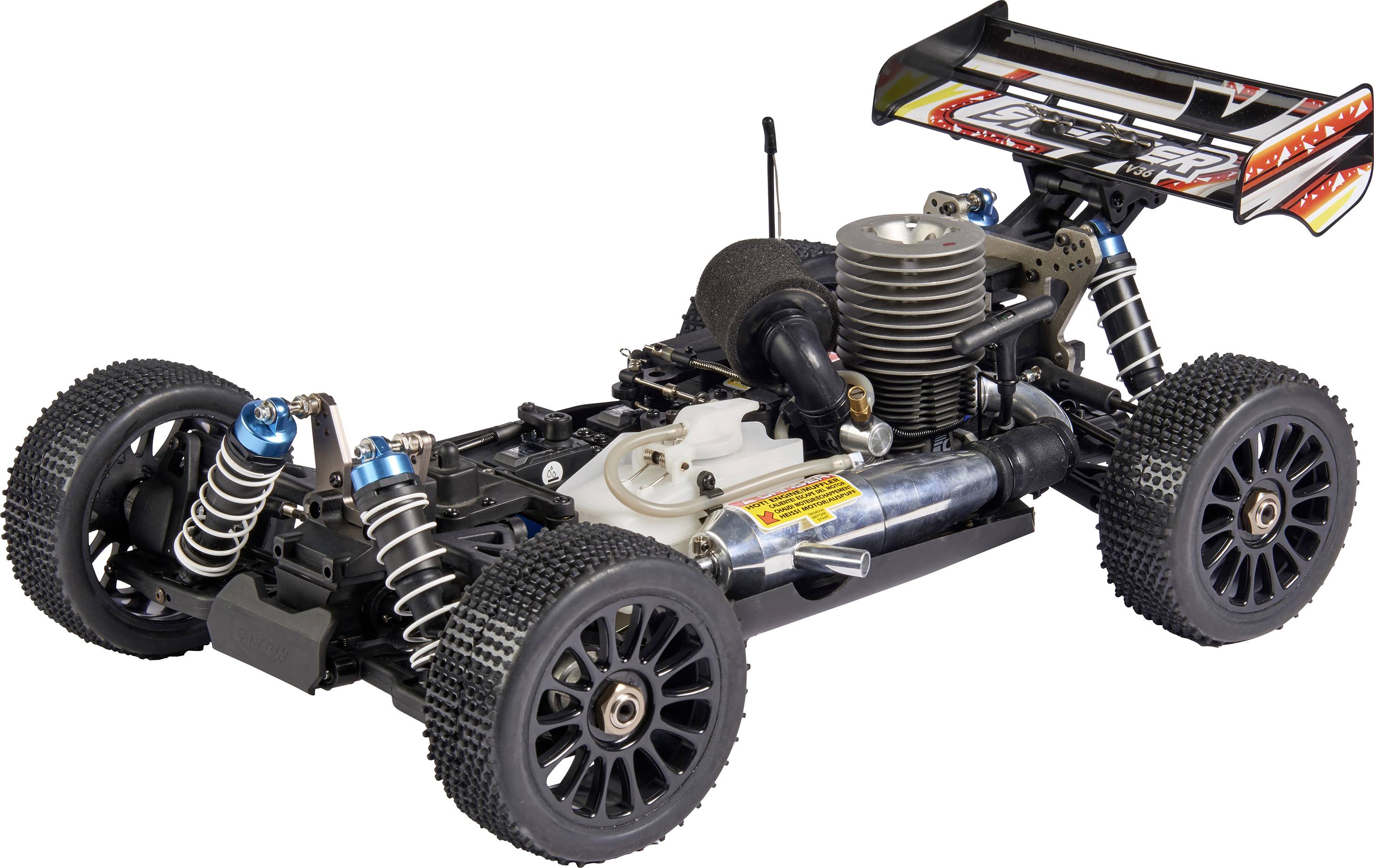 Carson Modellsport CY Specter X 3 Pro V36 1:8 RC Modellauto Nitro Buggy RtR 2,4 GHz