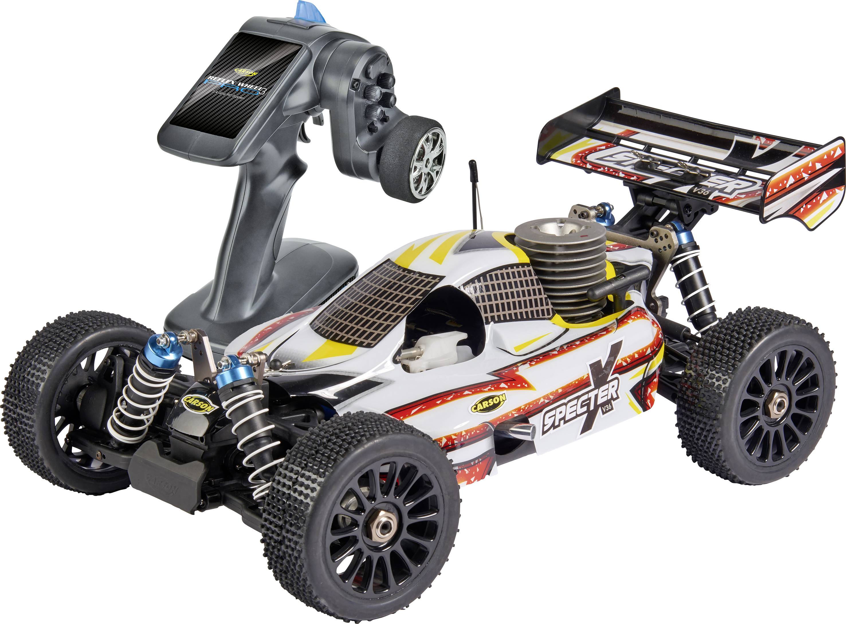 Carson Modellsport CY Specter X 3 Pro V36 1:8 RC Modellauto Nitro Buggy RtR 2,4 GHz