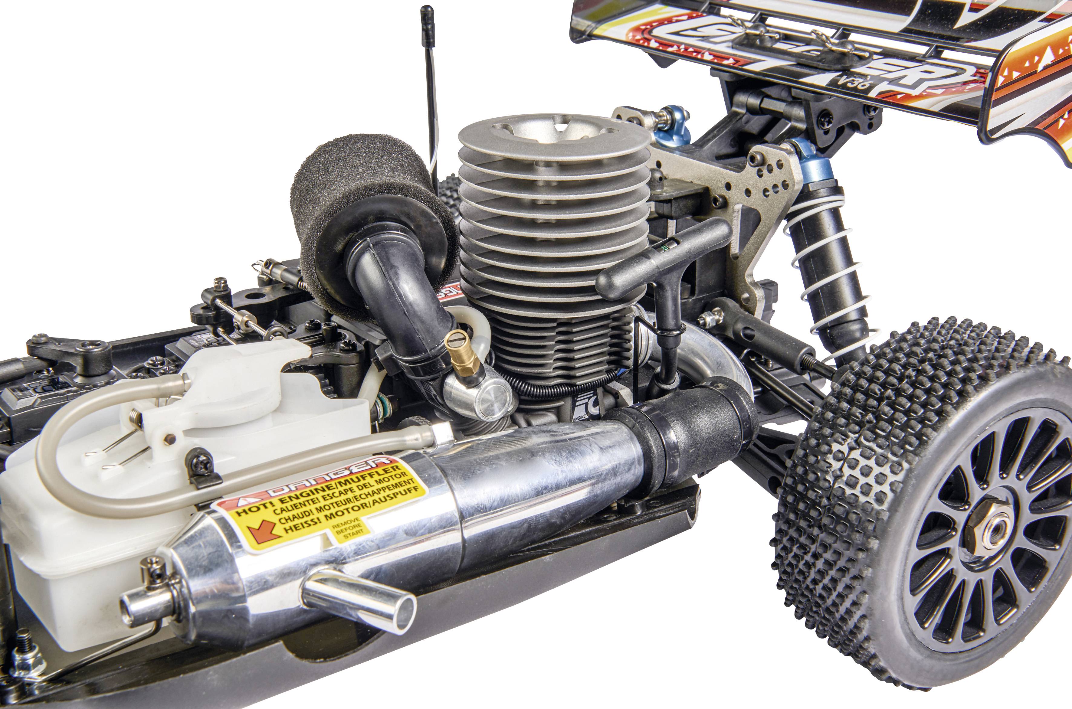 Carson Modellsport CY Specter X 3 Pro V36 1:8 RC Modellauto Nitro Buggy RtR 2,4 GHz