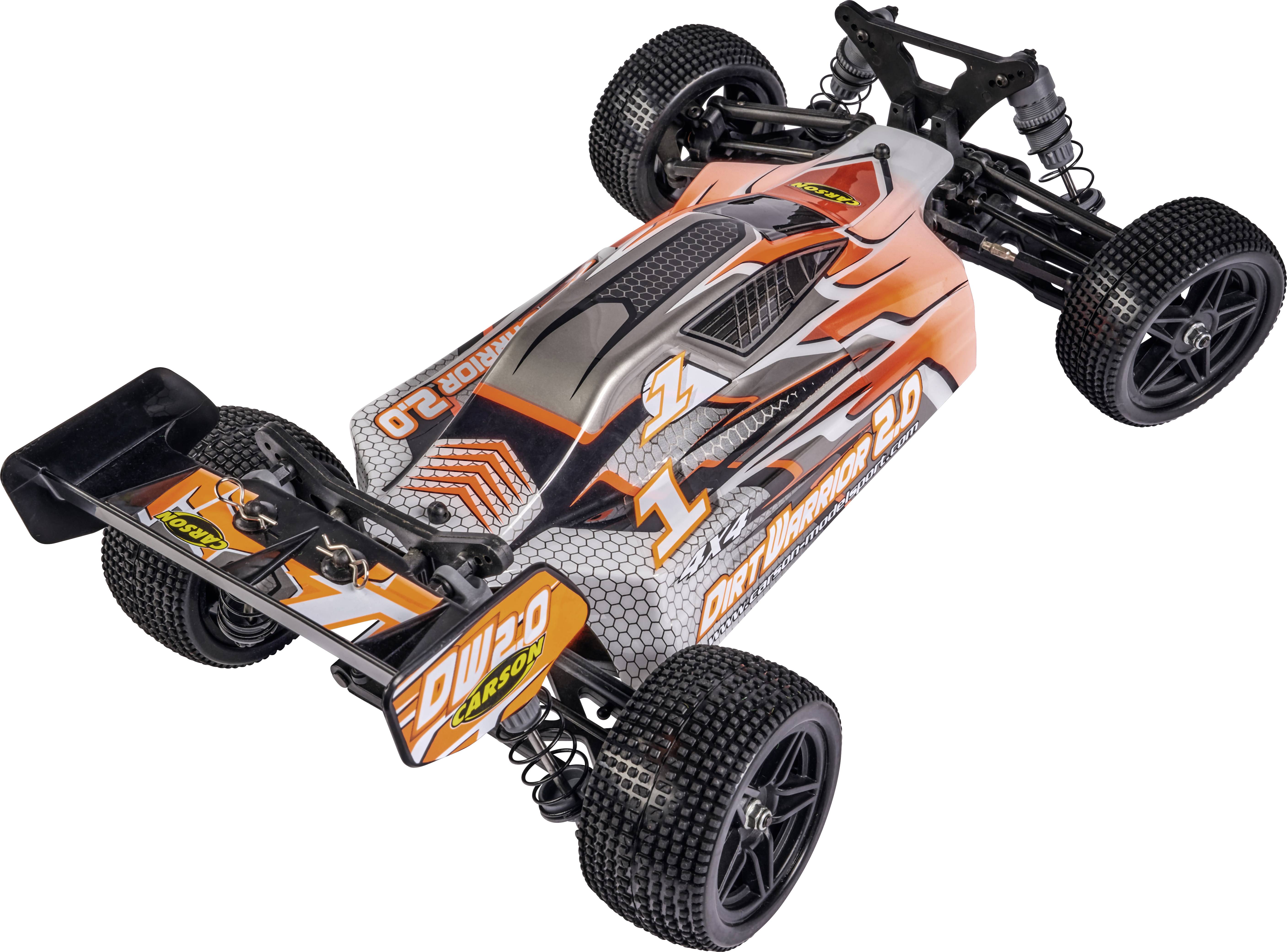 Carson Modellsport X10 Dirt Warrior Sport 2.0 1:10 RC Modellauto Elektro Buggy Allradantrieb (4WD) 100% RtR 2,4GHz