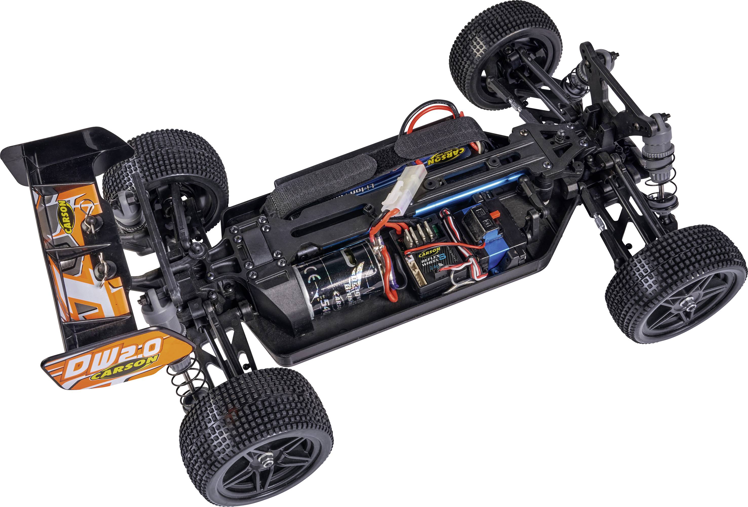 Carson Modellsport X10 Dirt Warrior Sport 2.0 1:10 RC Modellauto Elektro Buggy Allradantrieb (4WD) 100% RtR 2,4GHz