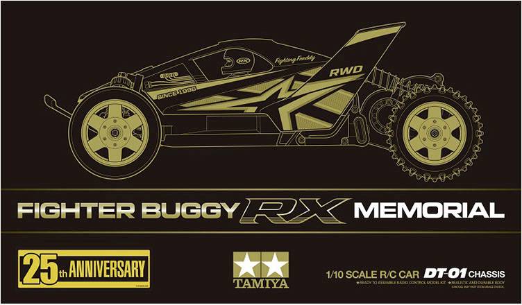 Tamiya RC Fighter Buggy RX Memorial DT-01 Brushed 1:10 RC Modellauto Elektro Buggy Heckantrieb (2WD) Bausatz