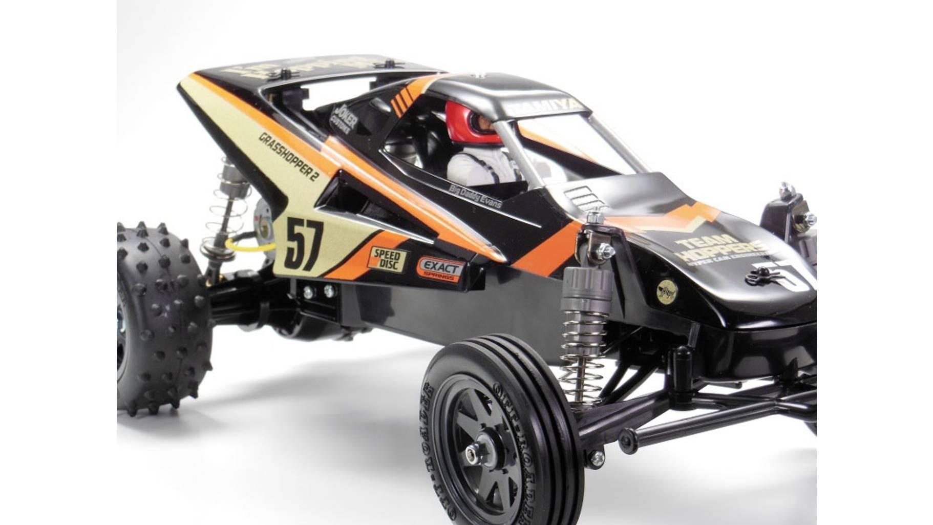 VINTAGE TAMIYA GRASSHOPPER RC BUGGY 58043 1/10 1984 Parts Yellow VINTAGE TAMIYA GRASSHOPPER RC BUGGY 58043 1/10 1984 Parts Yellow