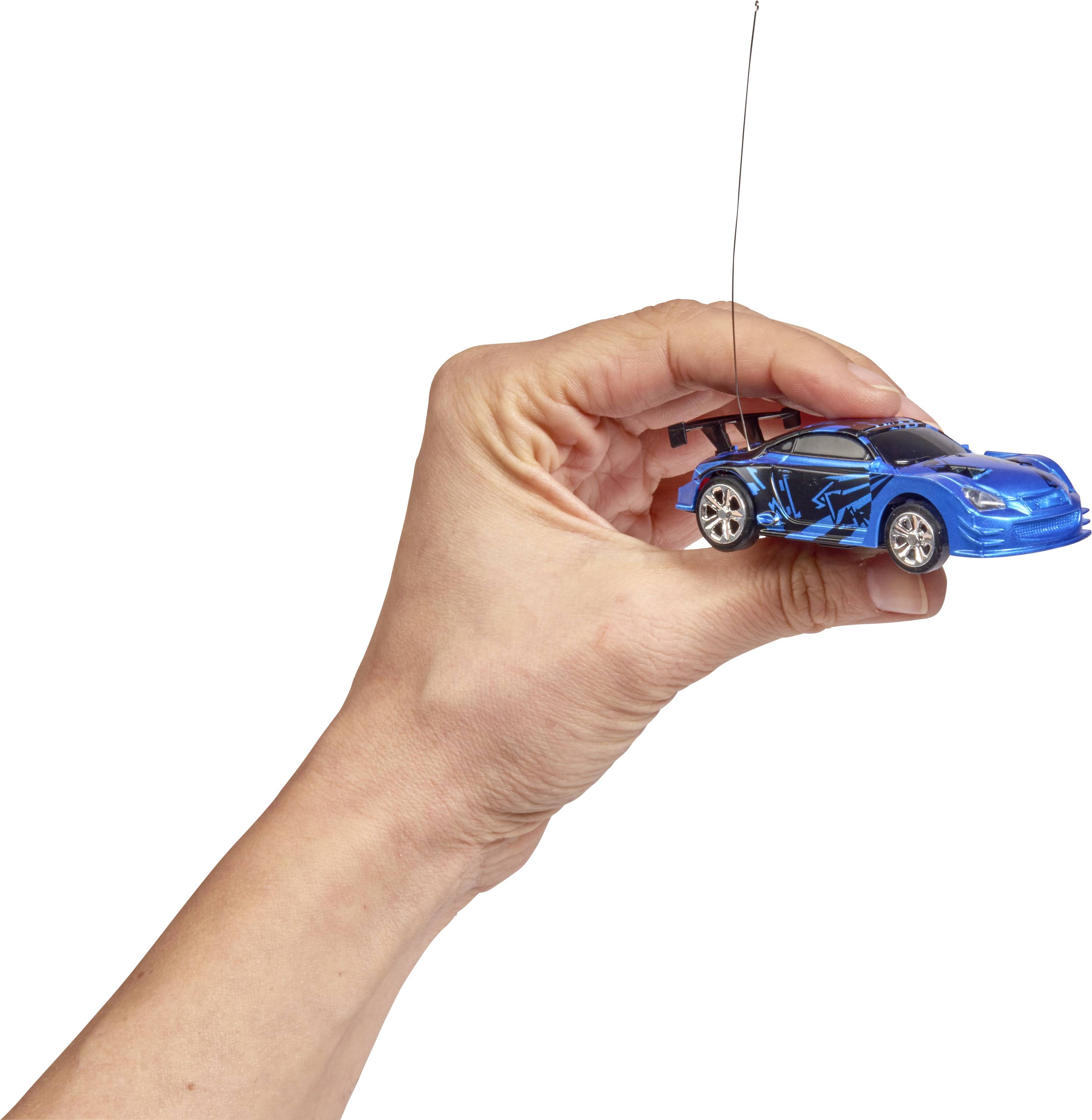 Carson Modellsport 404216 Nano Racer Dragon 1:60 RC Modellauto Elektro Rennwagen inkl. Akku, Ladegerät und Senderbatterien