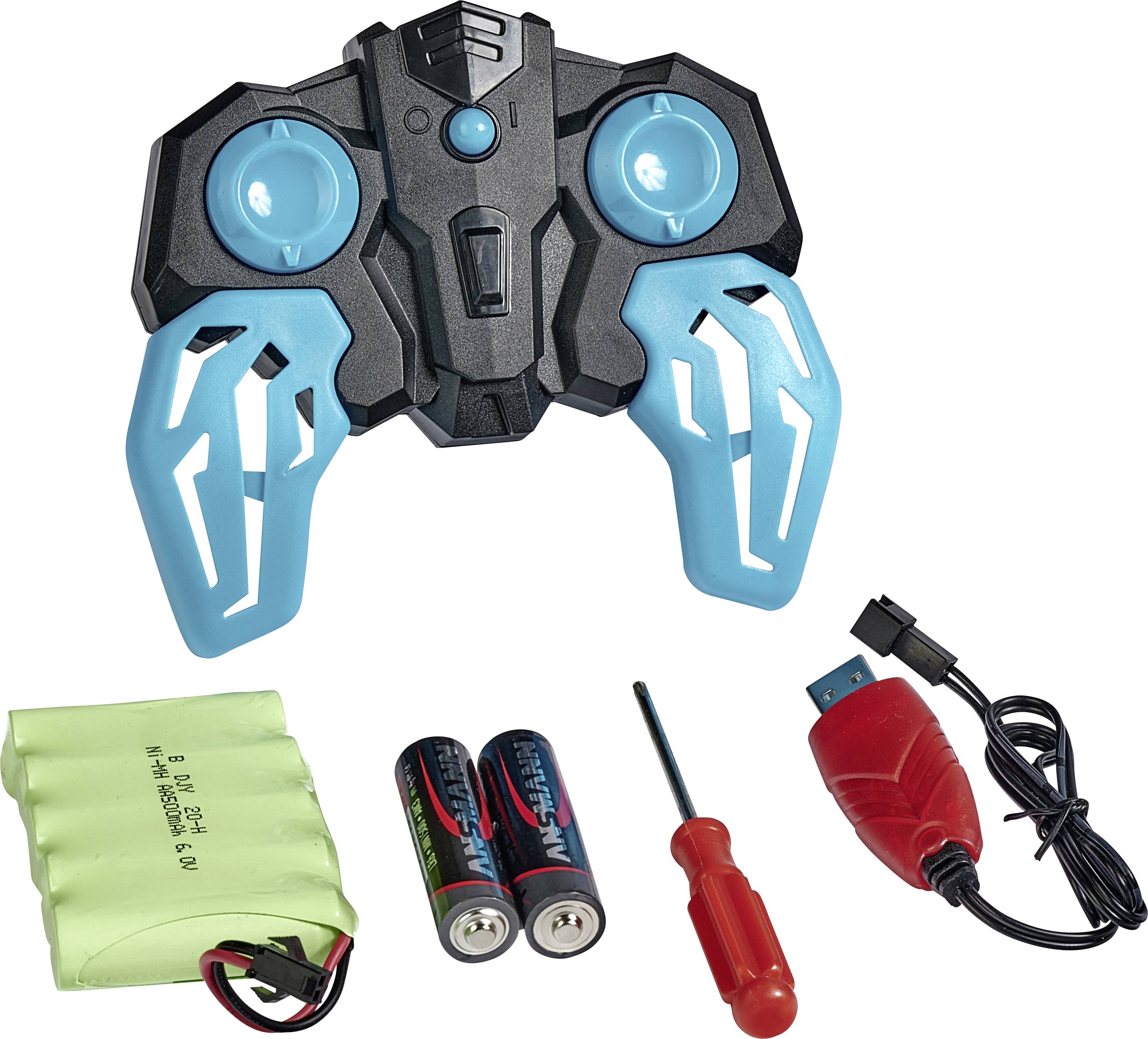 Carson Modellsport 404221 Amphi Shark RC Modellauto Elektro Amphibienfahrzeug inkl. Akku, Ladegerät und Senderbatterien