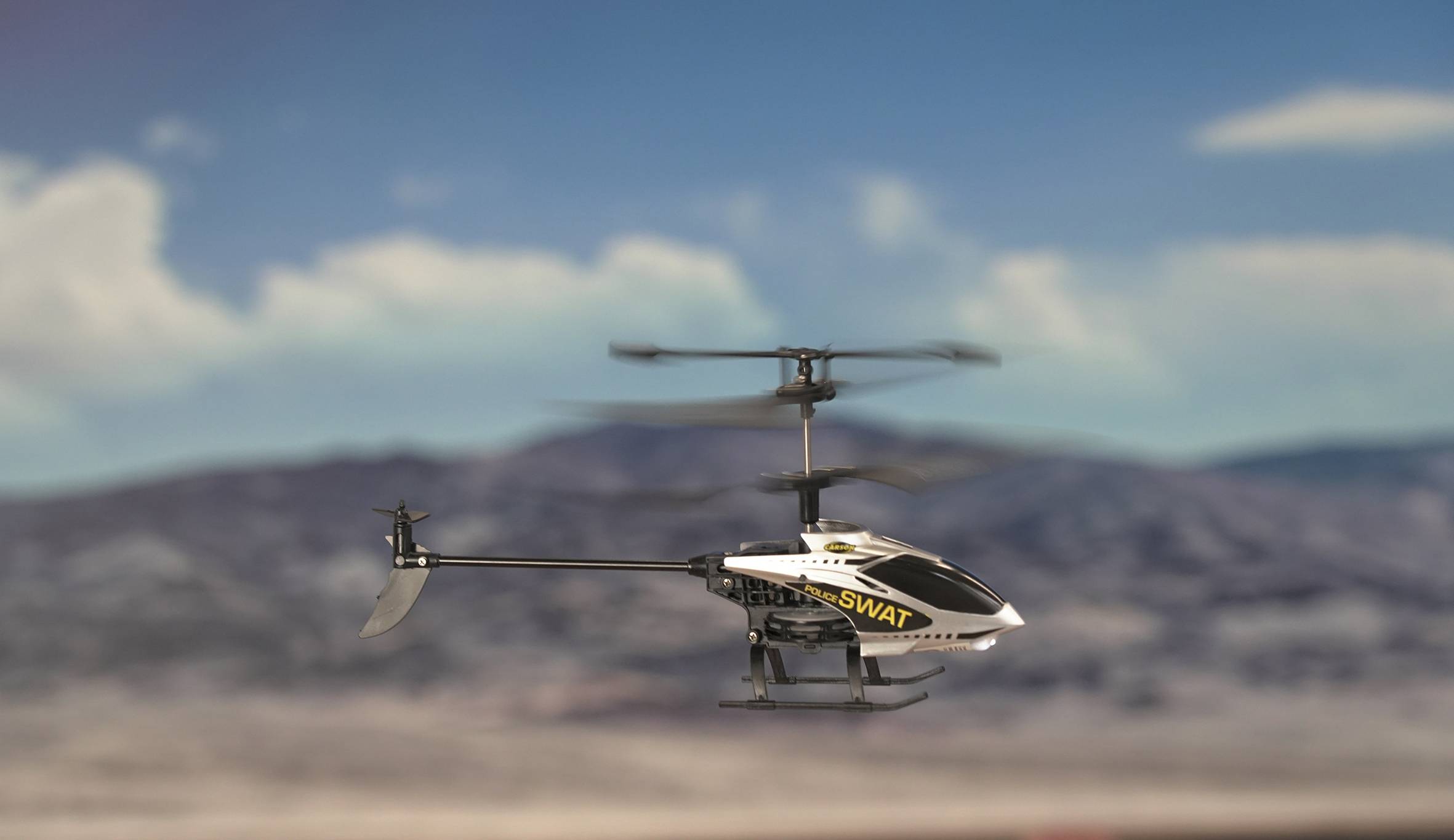 Carson Modellsport Police Tyrann 230 Gyro RC Einsteiger Hubschrauber RtF