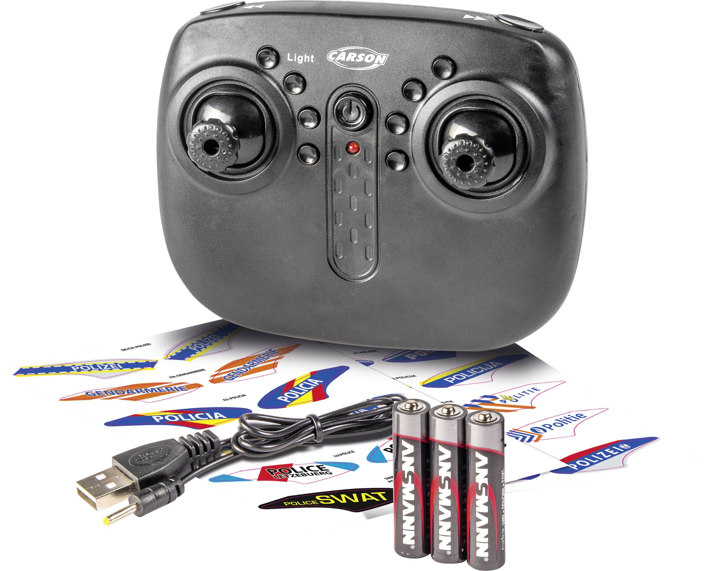 Carson Modellsport Police Tyrann 230 Gyro RC Einsteiger Hubschrauber RtF