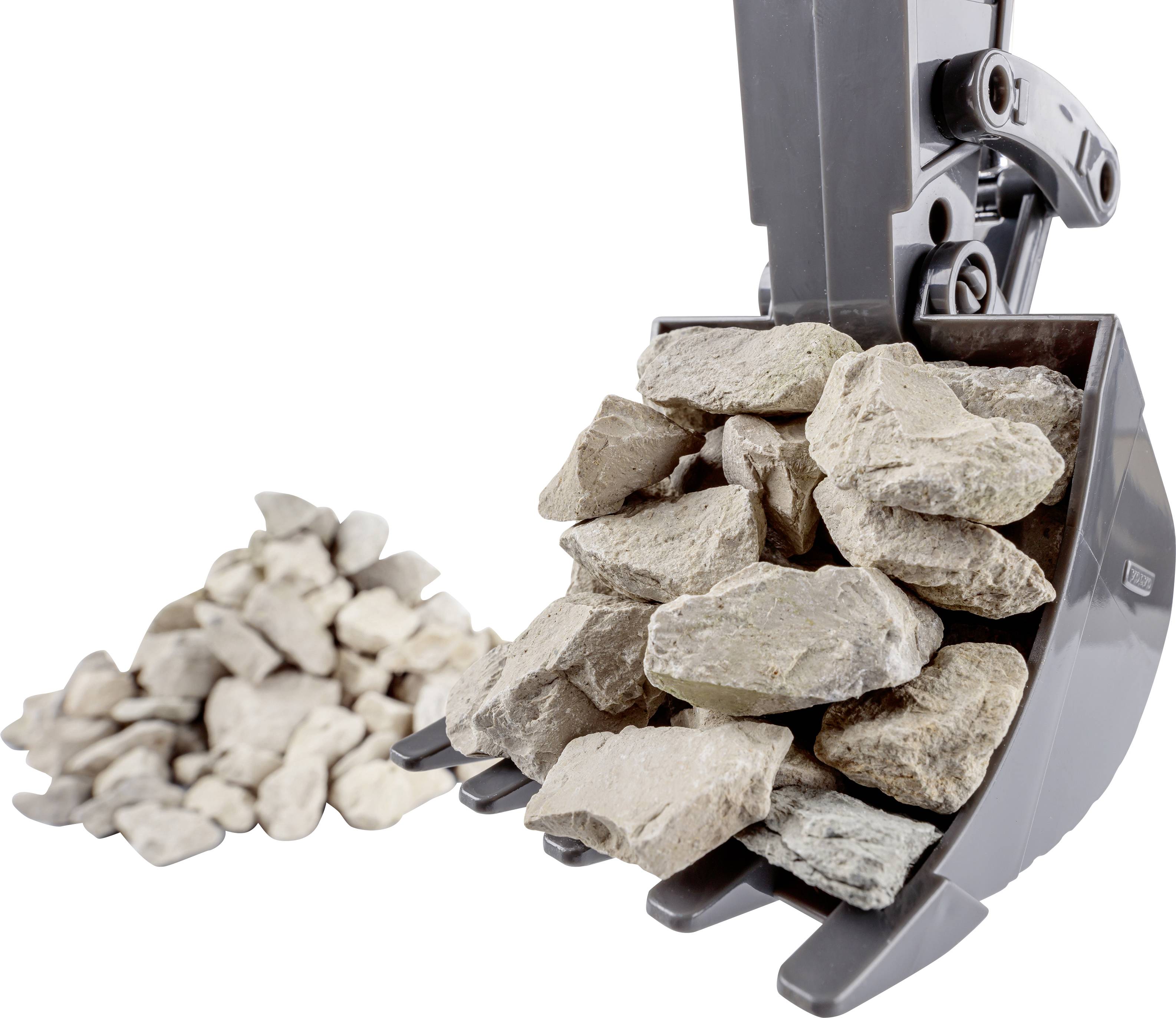 Carson Modellsport 907339 Raupenbagger Volvo 1:16 RC Einsteiger Funktionsmodell Elektro Baufahrzeug inkl. Akku, Ladegerät und