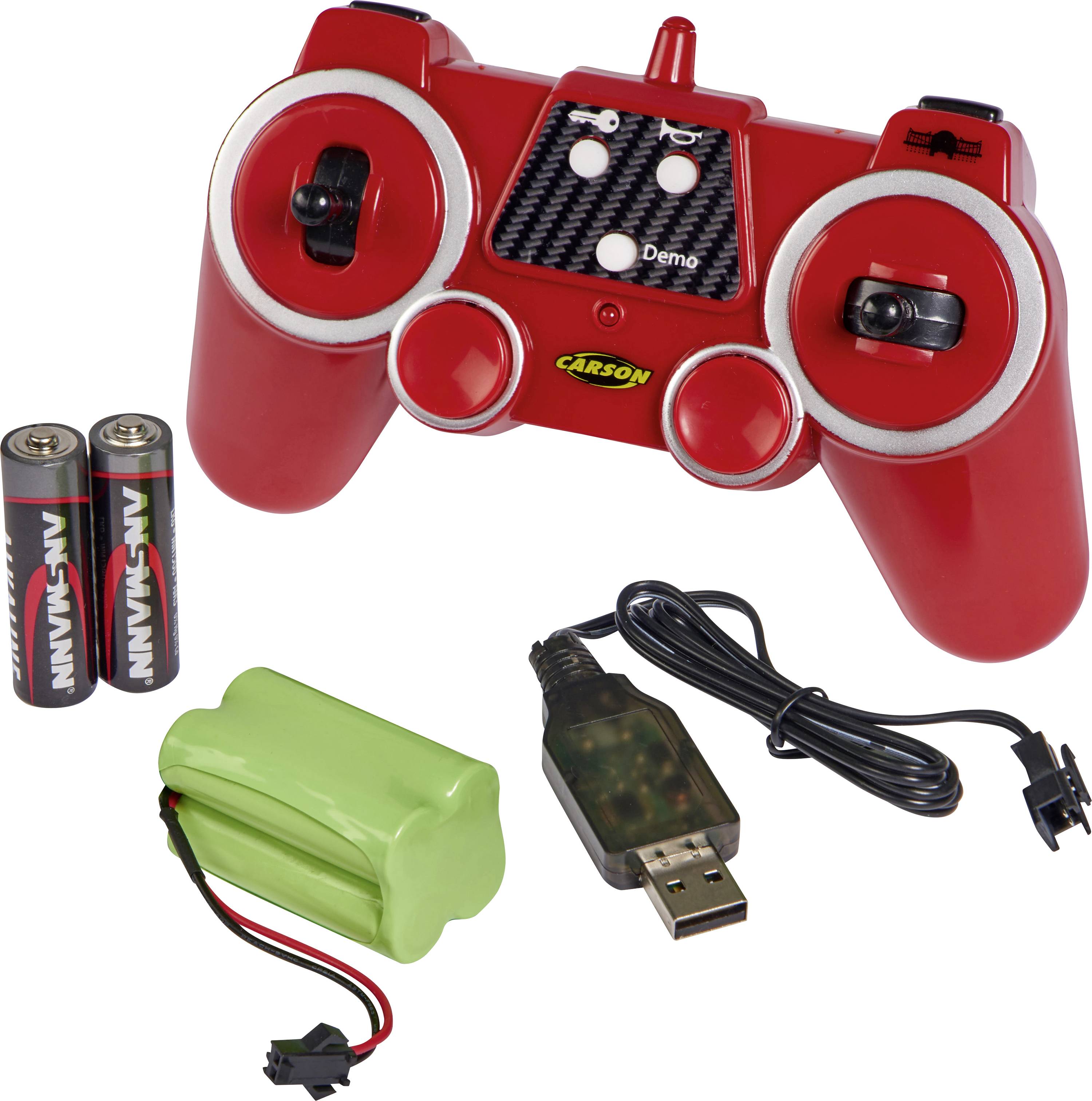 Carson Modellsport 907345 RC Traktor mit Tankwagen 1:16 RC Funktionsmodell Elektro Landwirtschaftsfahrzeug  inkl. Akku, Ladegerät und Senderbatterien