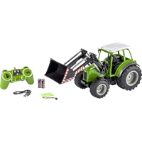 Carson Modellsport 907347 RC Traktor mit Frontlader 1:16 RC Funktionsmodell Elektro Landwirtschaftsfahrzeug inkl. Akku, Ladegerät Carson Modellsport 907347 RC Traktor mit Frontlader 1:16 RC Funktionsmodell Elektro Landwirtschaftsfahrzeug inkl. Akku, Ladegerät