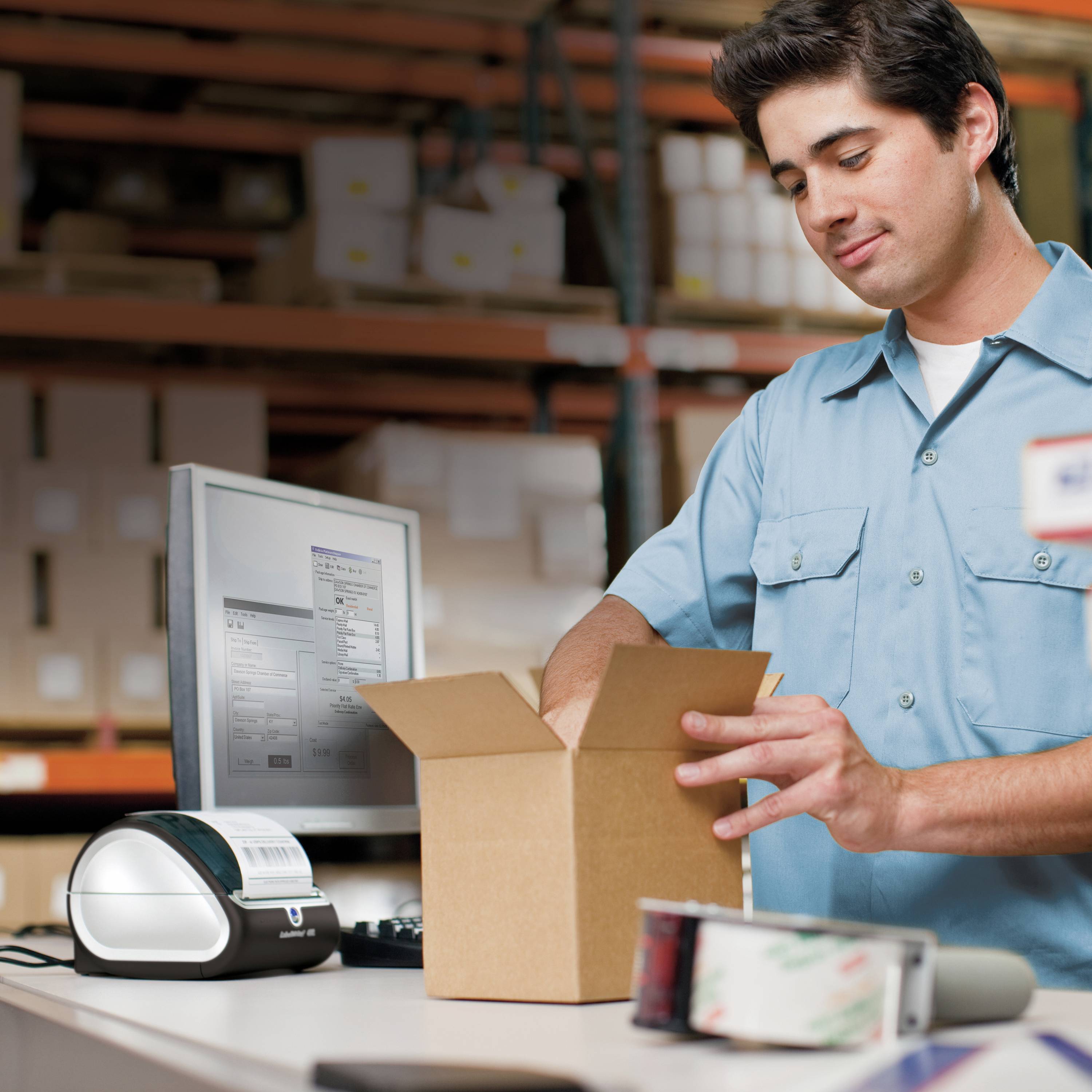 DYMO 102 x 59mm Weiß 1150 St. S0947420 Versand-Etiketten, Namensschild-Etiketten