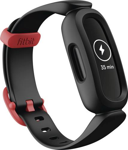 FitBit Ace 3 Fitness-Tracker Schwarz/Rot