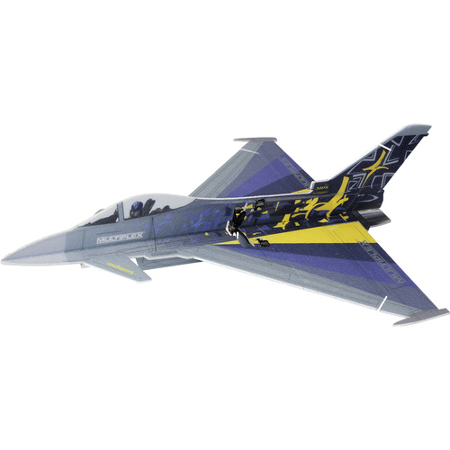 Multiplex BK Eurofighter Indoor Edition 4-farbig RC Modellflugzeug Bausatz 700mm