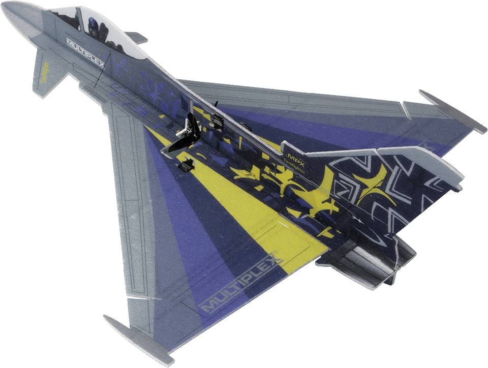Multiplex BK Eurofighter Indoor Edition 4-farbig RC Modellflugzeug Bausatz 700mm