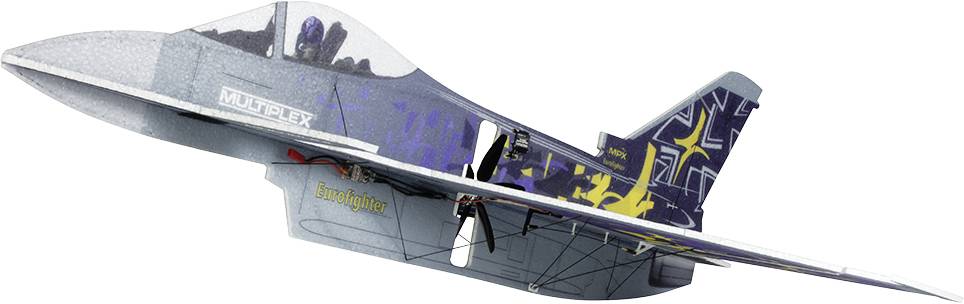 Multiplex BK Eurofighter Indoor Edition 4-farbig RC Modellflugzeug Bausatz 700mm