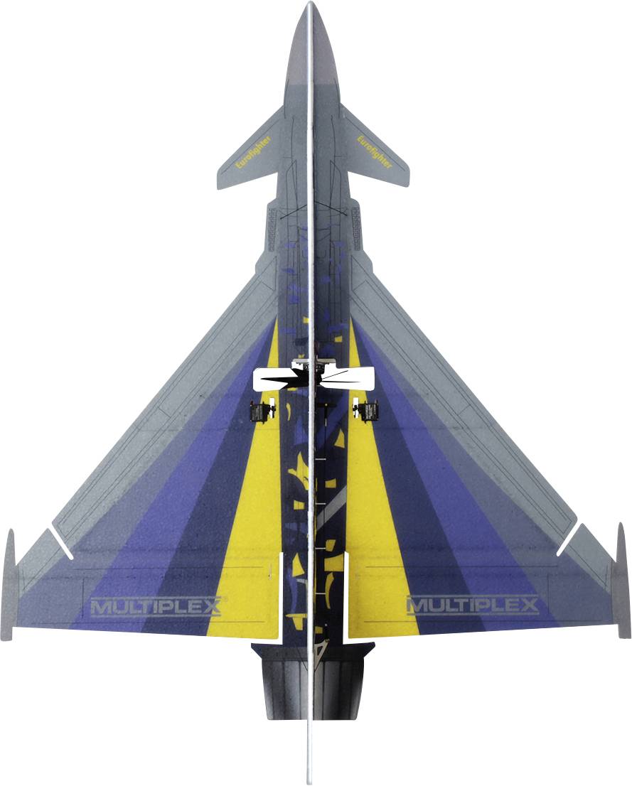 Multiplex BK Eurofighter Indoor Edition 4-farbig RC Modellflugzeug Bausatz 700mm