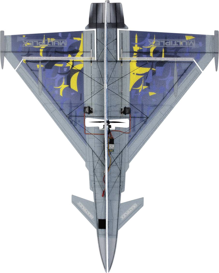 Multiplex BK Eurofighter Indoor Edition 4-farbig RC Modellflugzeug Bausatz 700mm