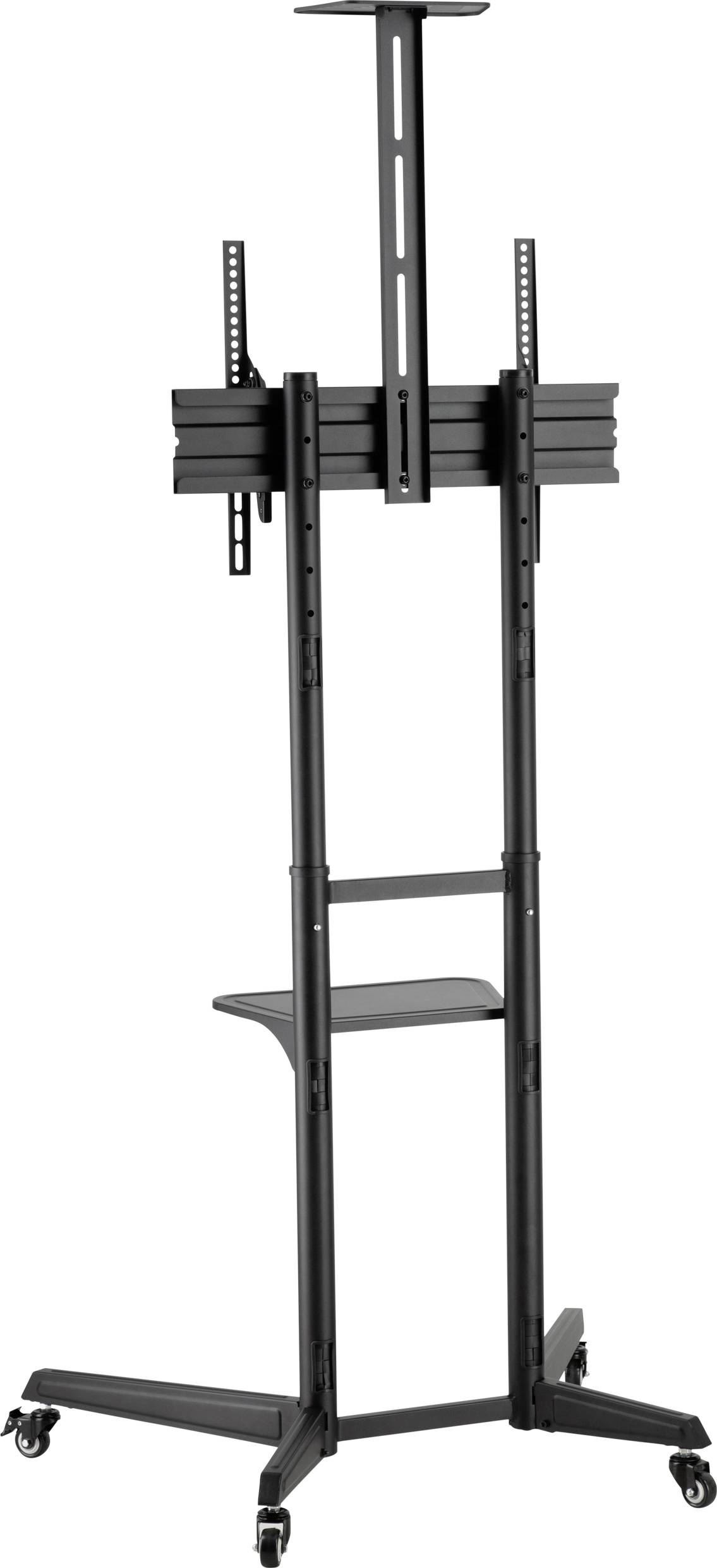 SpeaKa Professional TV-Rollwagen 94,0cm (37") - 177,8cm (70") Bodenständer, Neigbar, Höhenverstellbar