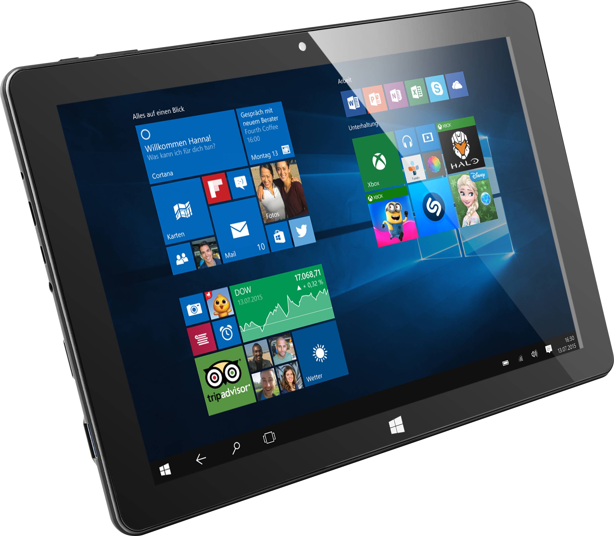 CSL Computer Panther Tab HD WiFi 64GB Schwarz Windows®-Tablet / 2-in-1 25.7cm (10.1 Zoll) 1.10GHz Intel® Celeron® Windows® 10 Pro